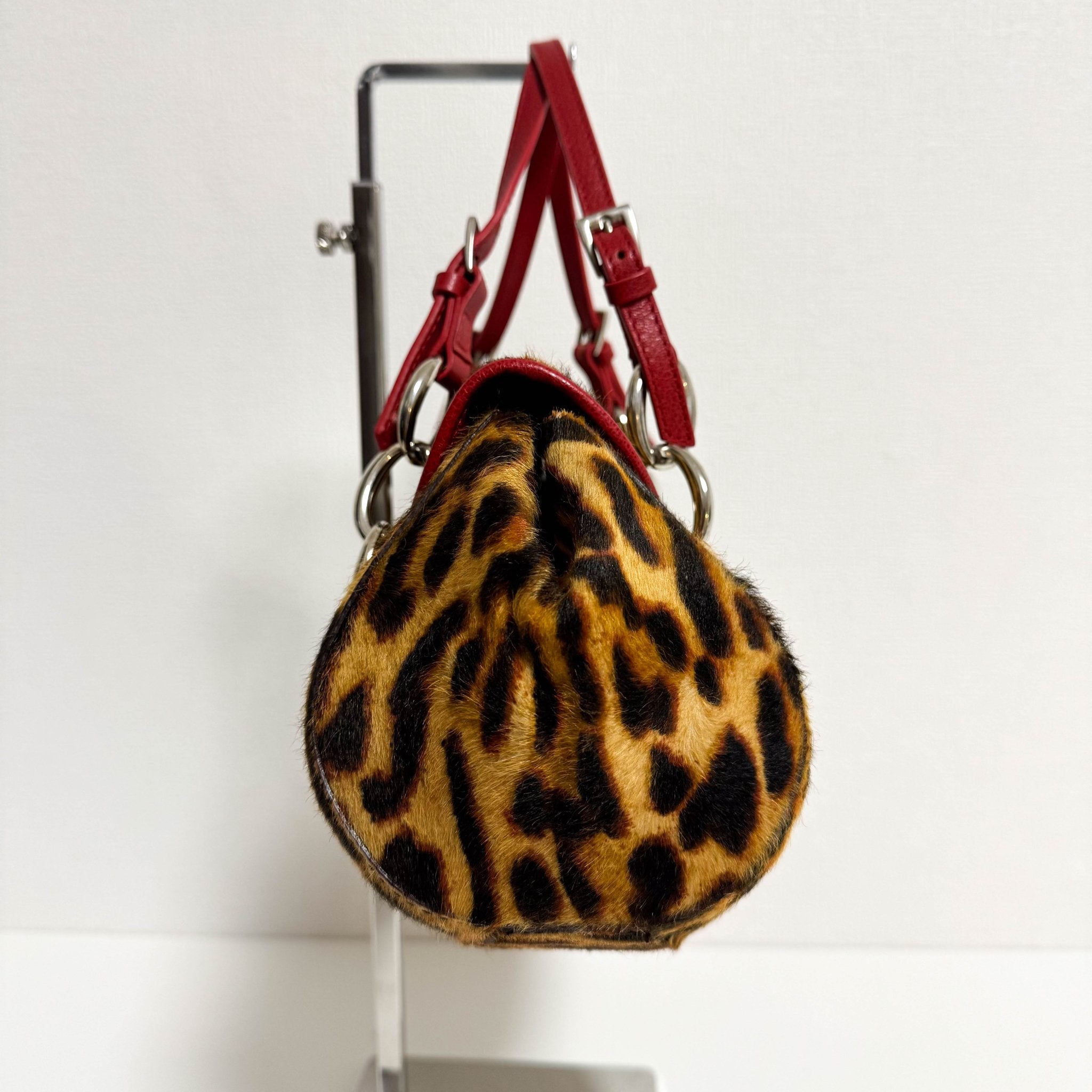 DIOR Leopard Print Pony Hair Diva Flap Bag, in , Sold by HIVE PRELOVED - Shoulder Bags, ,