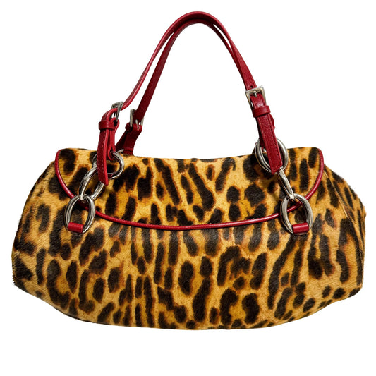DIOR Leopard Print Pony Hair Diva Flap Bag, in , Sold by HIVE PRELOVED - Shoulder Bags, ,