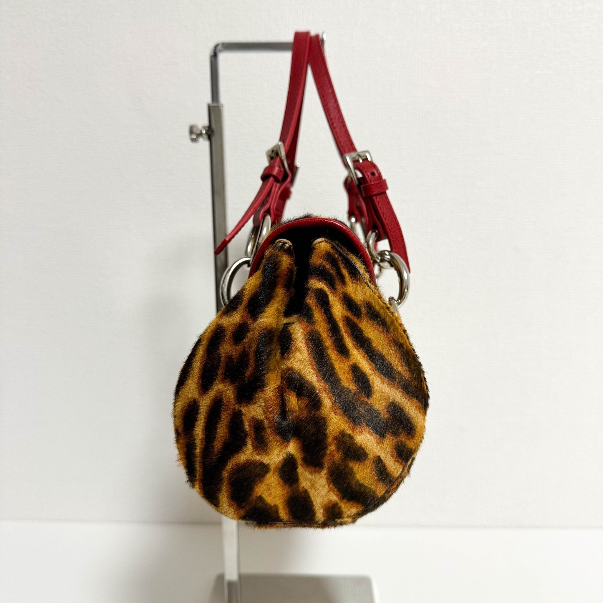 DIOR Leopard Print Pony Hair Diva Flap Bag, in , Sold by HIVE PRELOVED - Shoulder Bags, ,