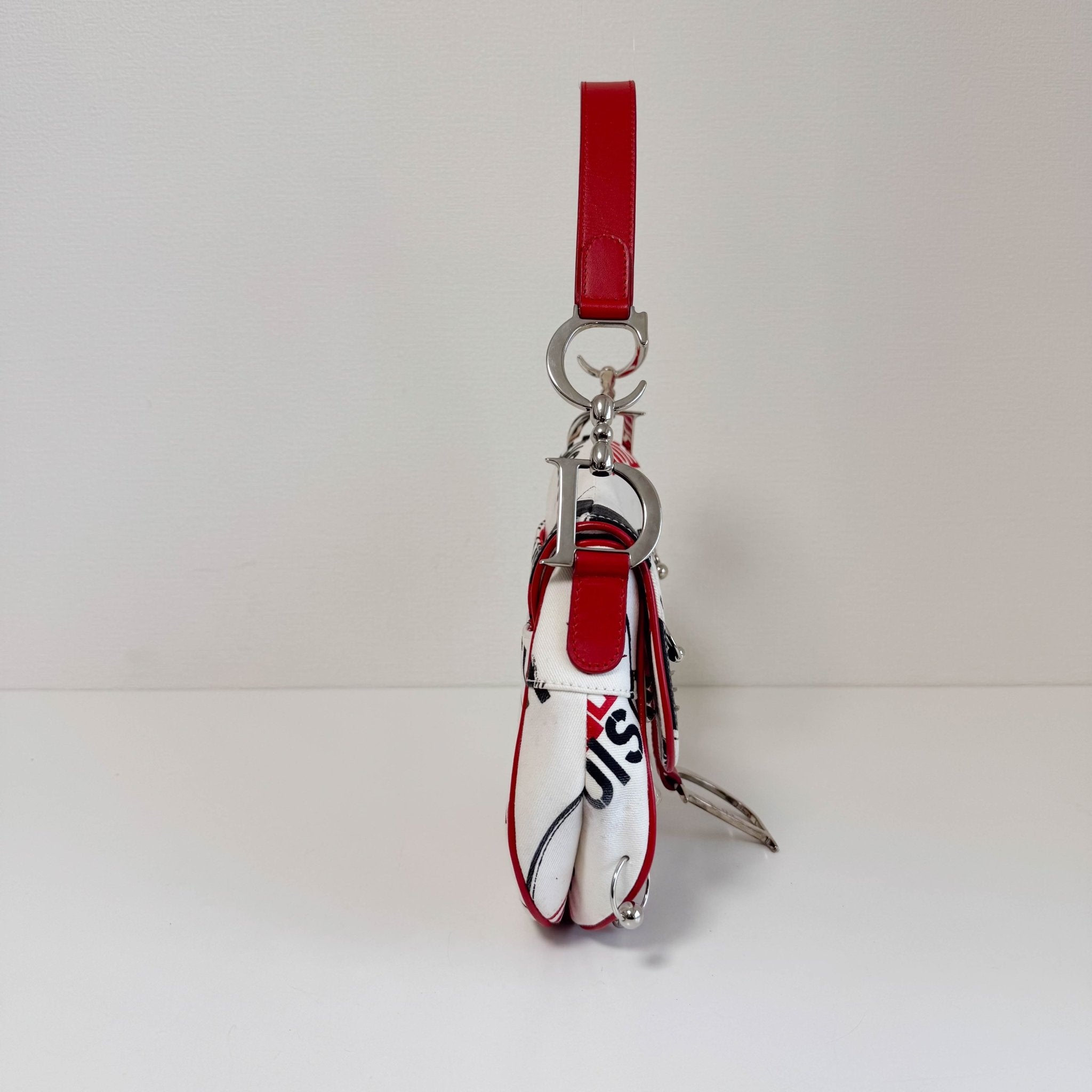 DIOR Limited Edition Hardcore Print Canvas Saddle Handle Bag, in , Sold by HIVE PRELOVED - Shoulder Bags, ,