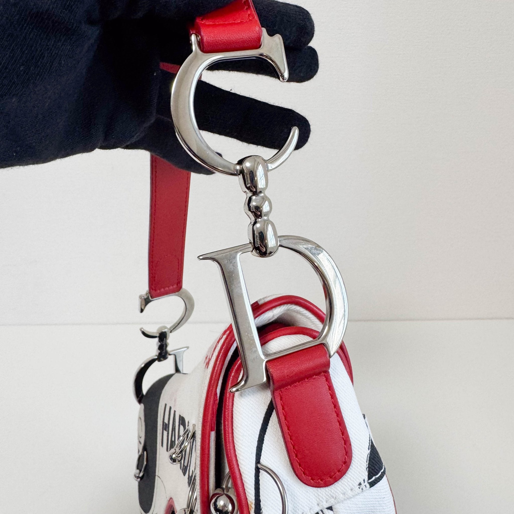 DIOR Limited Edition Hardcore Print Canvas Saddle Handle Bag, in , Sold by HIVE PRELOVED - Shoulder Bags, ,