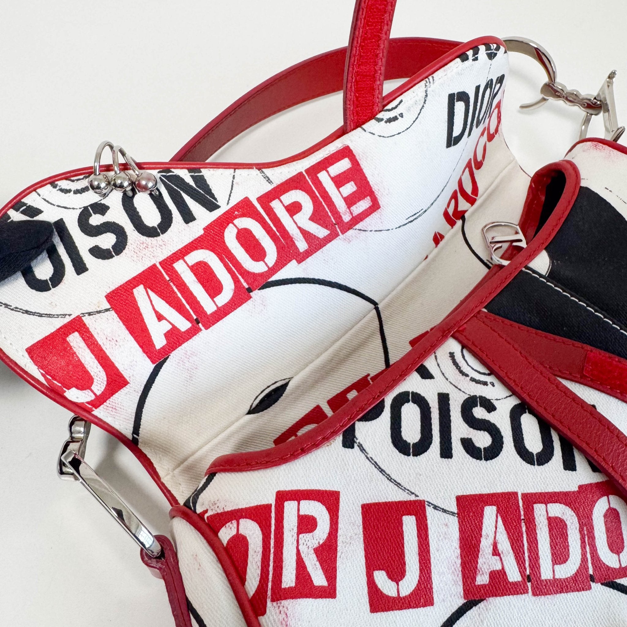 DIOR Limited Edition Hardcore Print Canvas Saddle Handle Bag, in , Sold by HIVE PRELOVED - Shoulder Bags, ,