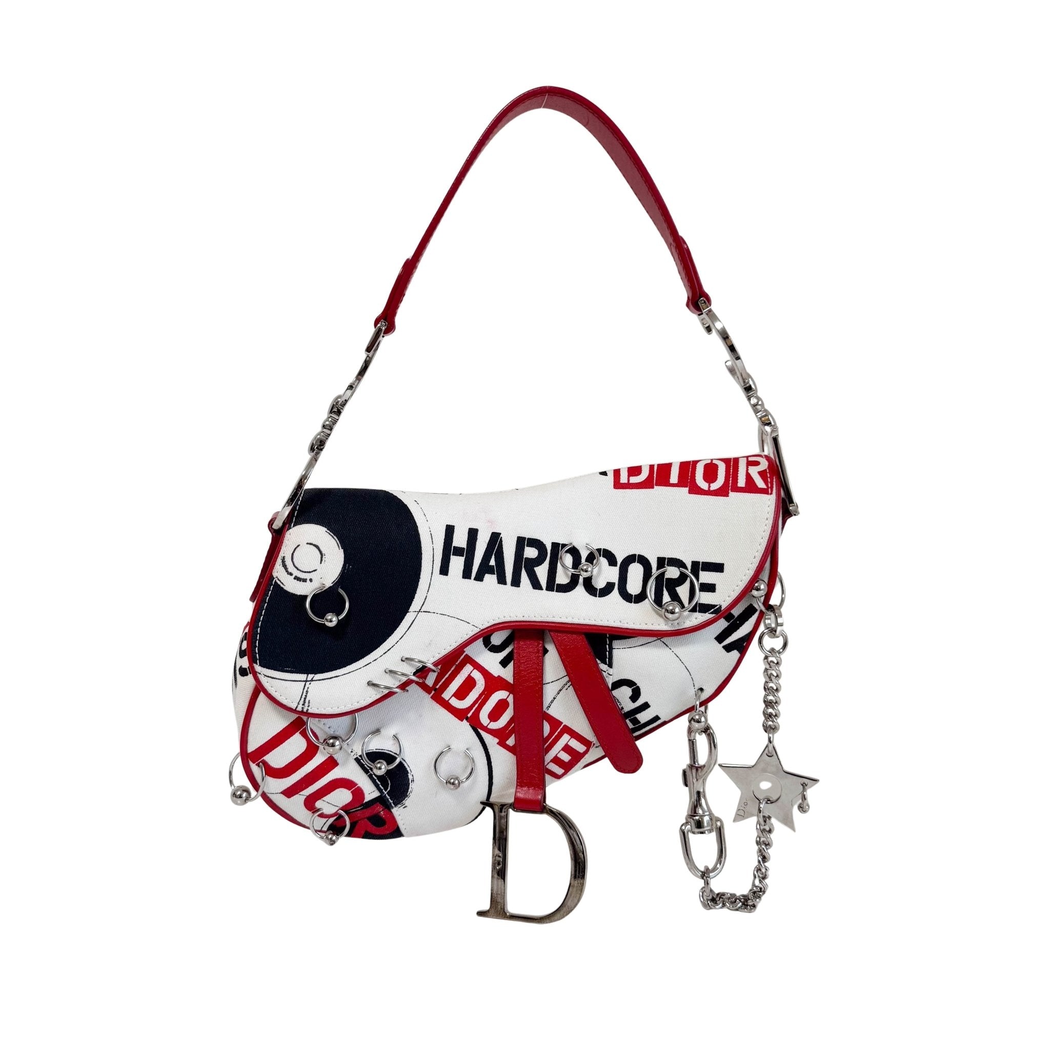 DIOR Limited Edition Hardcore Print Canvas Saddle Handle Bag, in , Sold by HIVE PRELOVED - Shoulder Bags, ,