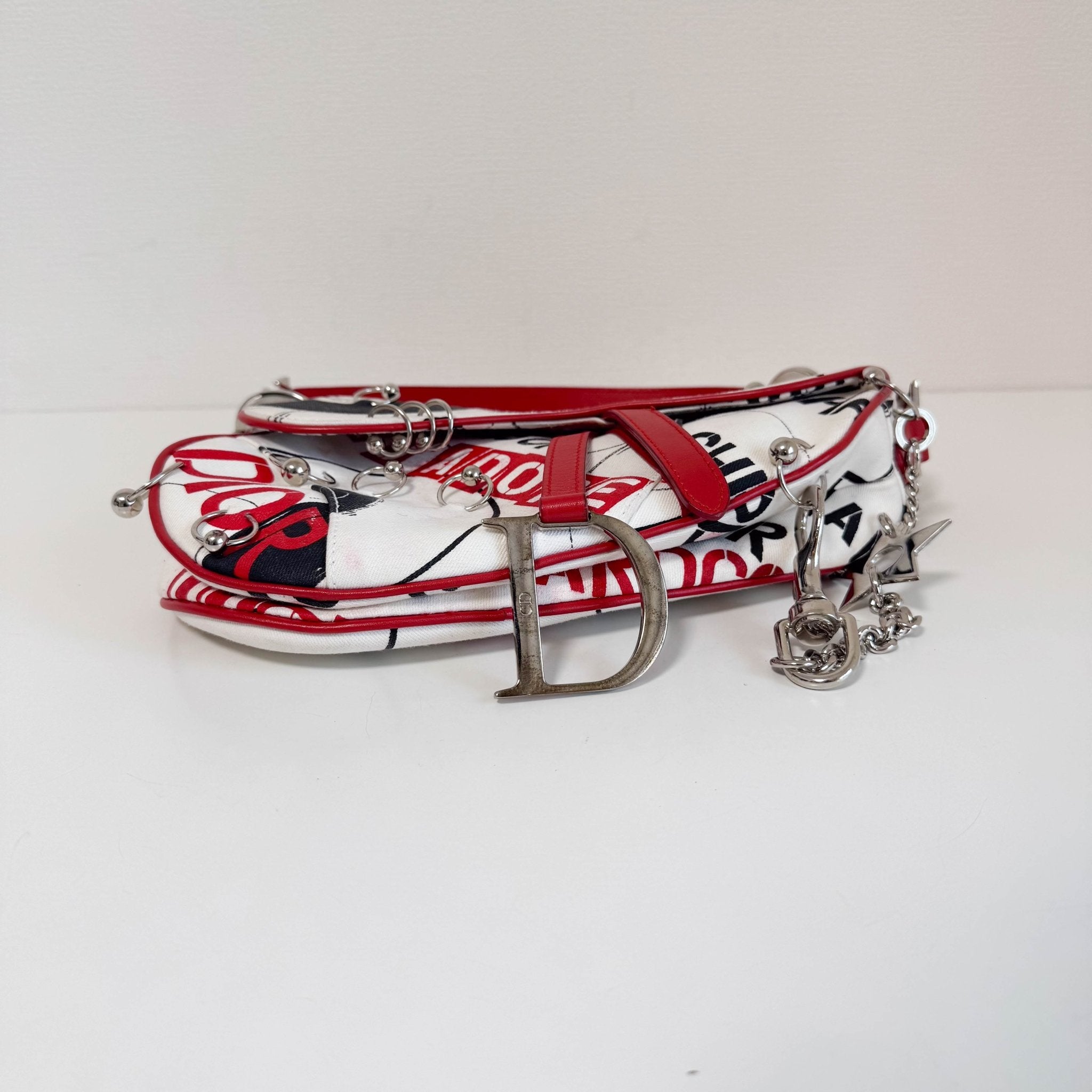 DIOR Limited Edition Hardcore Print Canvas Saddle Handle Bag, in , Sold by HIVE PRELOVED - Shoulder Bags, ,