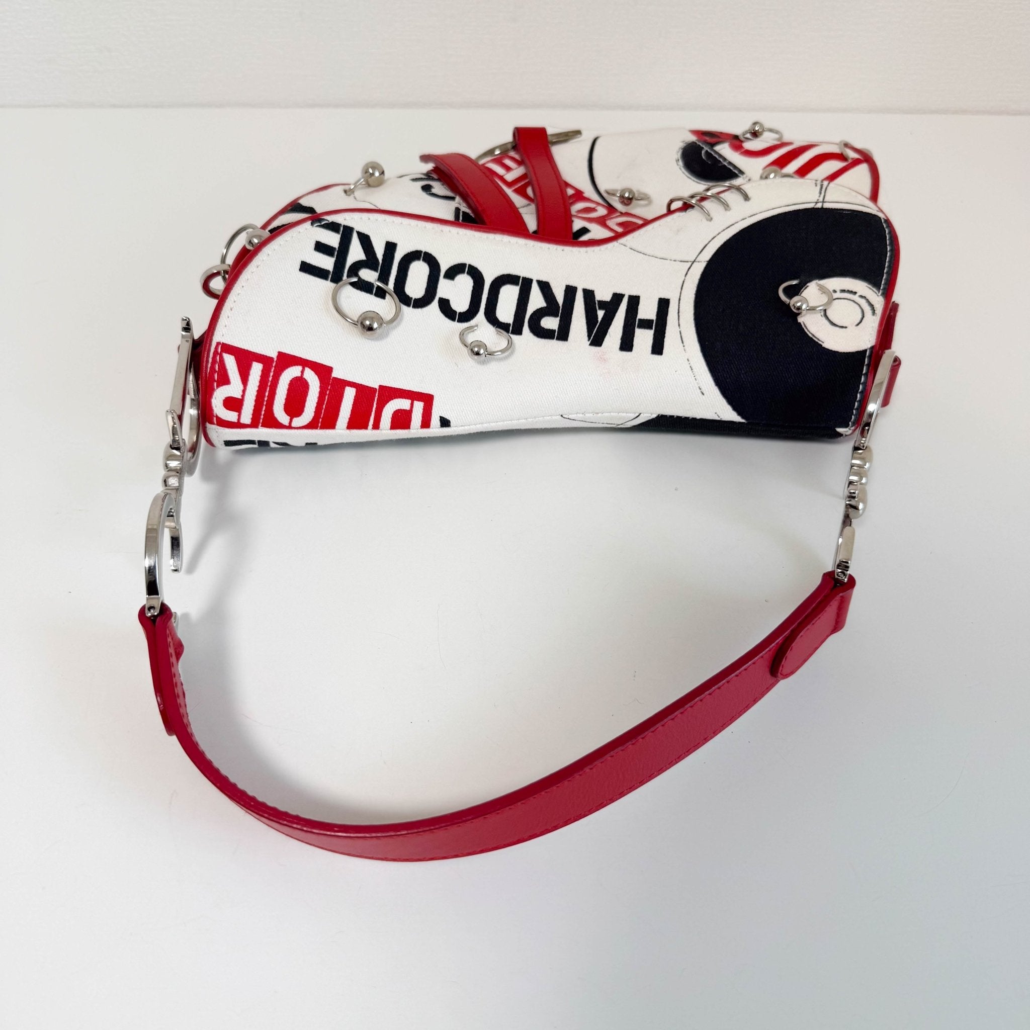 DIOR Limited Edition Hardcore Print Canvas Saddle Handle Bag, in , Sold by HIVE PRELOVED - Shoulder Bags, ,