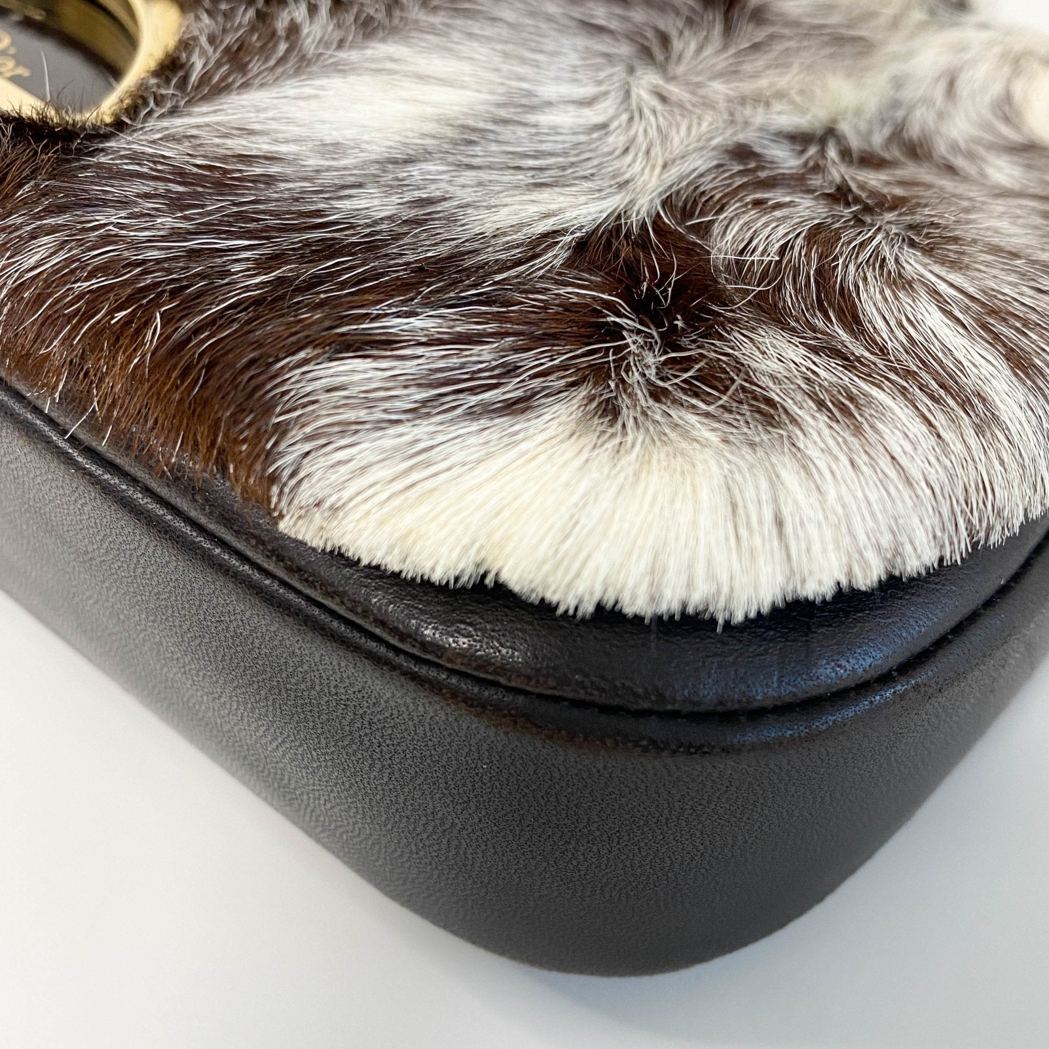 DIOR Malice Pearl Brown Fur/Leather Shoulder Bag, in , Sold by HIVE PRELOVED - Shoulder Bags, ,