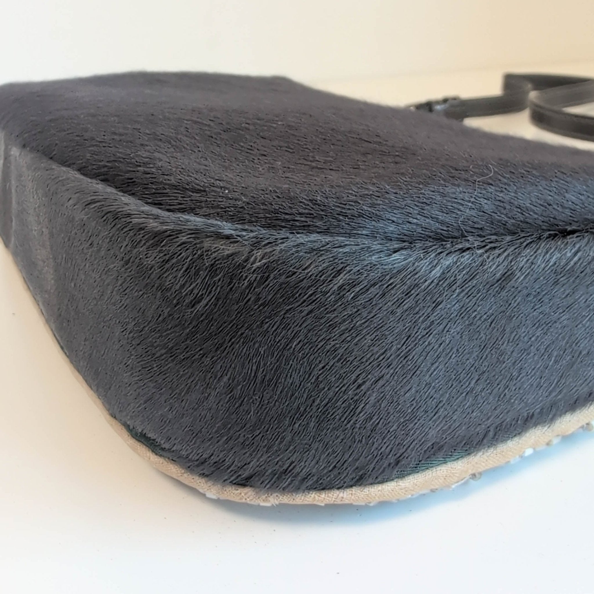 DIOR Malice Pearl Brown Pony Hair Beaded Shoulder Bag, in , Sold by HIVE PRELOVED - Shoulder Bags, ,