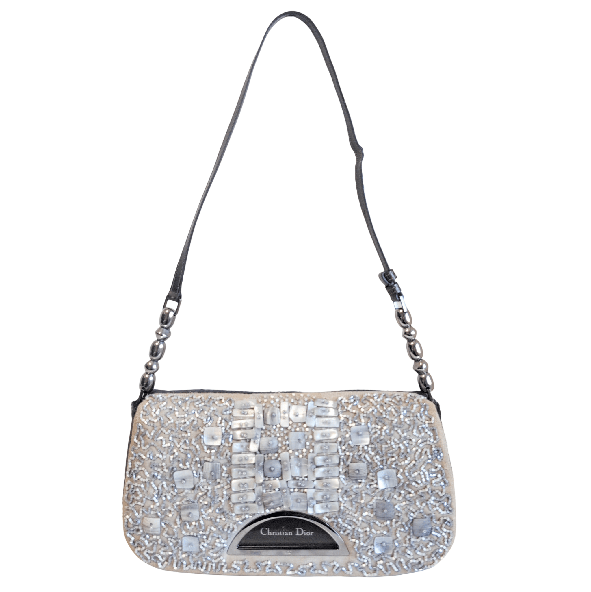 DIOR Malice Pearl Brown Pony Hair Beaded Shoulder Bag, in , Sold by HIVE PRELOVED - Shoulder Bags, ,