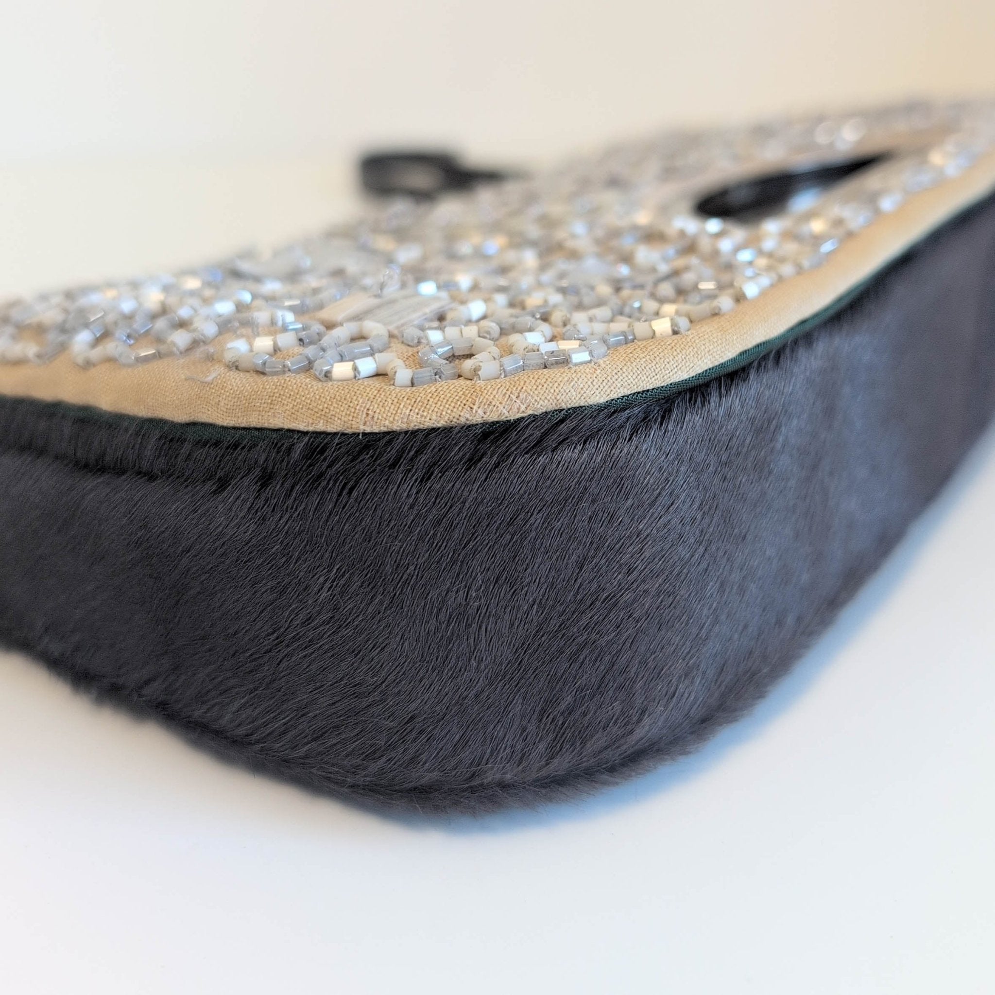 DIOR Malice Pearl Brown Pony Hair Beaded Shoulder Bag, in , Sold by HIVE PRELOVED - Shoulder Bags, ,