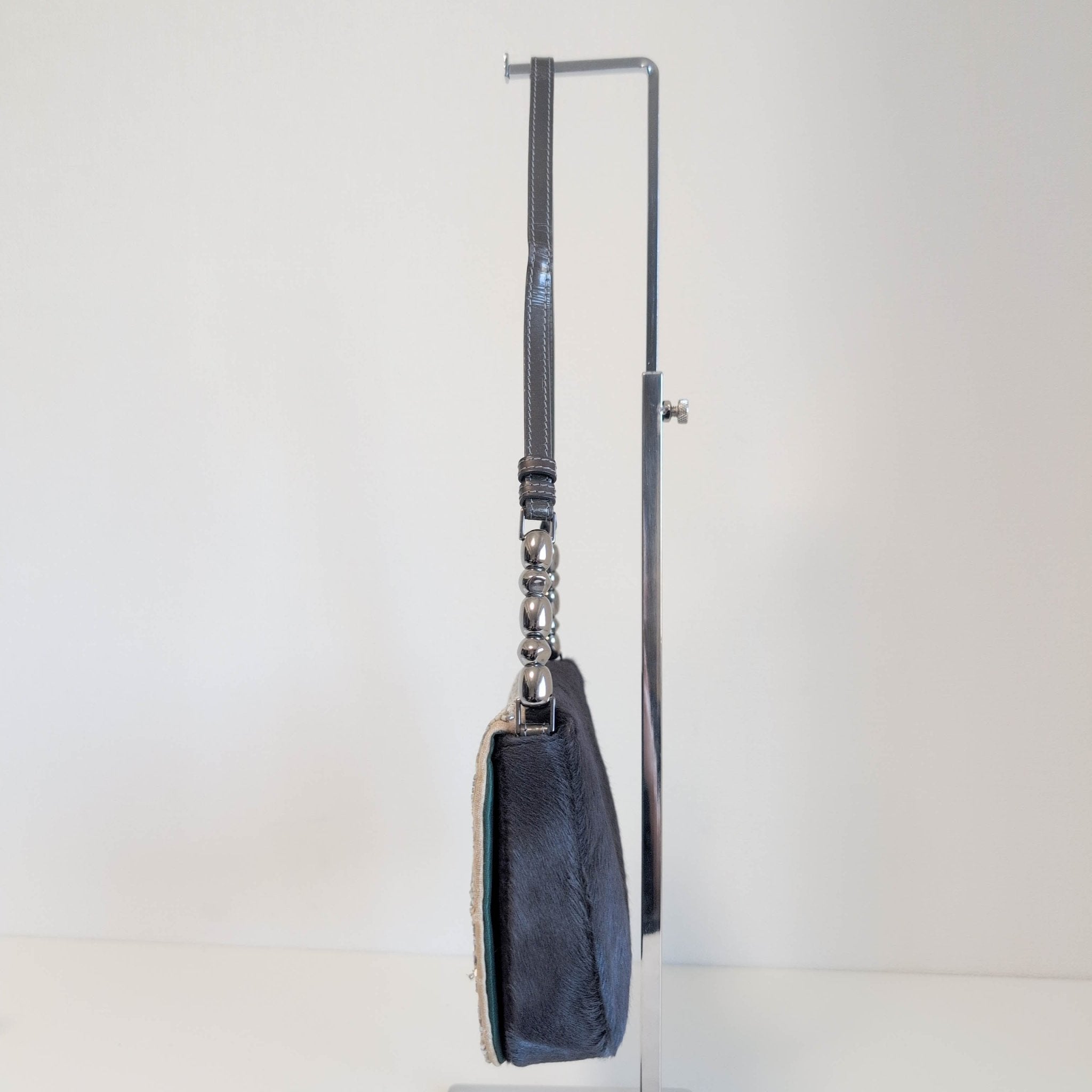 DIOR Malice Pearl Brown Pony Hair Beaded Shoulder Bag, in , Sold by HIVE PRELOVED - Shoulder Bags, ,