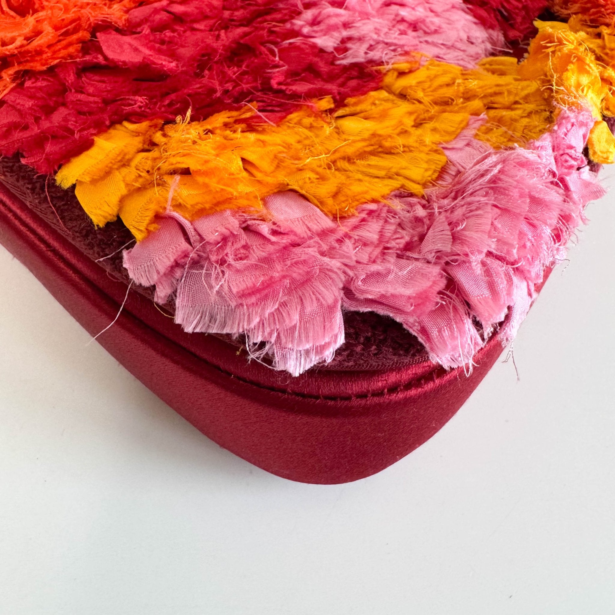 DIOR Malice Pearl Chain Silk Burgundy Multicolor Shoulder Bag, in , Sold by HIVE PRELOVED - Shoulder Bags, ,