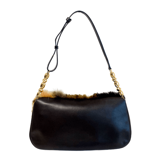 DIOR Malice Pearl Fur Shoulder Bag Rare Collection, in , Sold by HIVE PRELOVED - Shoulder Bags, ,