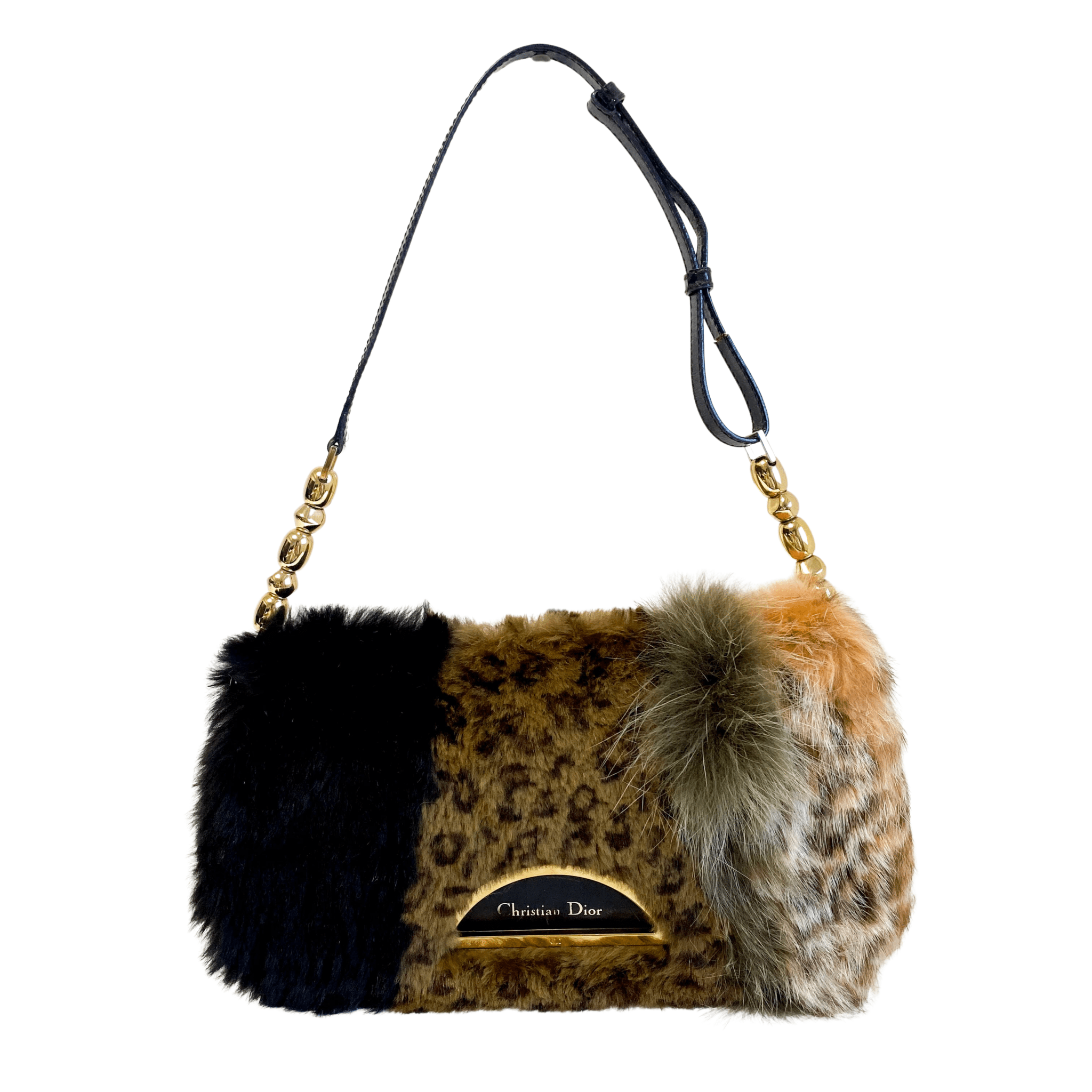 DIOR Malice Pearl Fur Shoulder Bag Rare Collection, in , Sold by HIVE PRELOVED - Shoulder Bags, ,