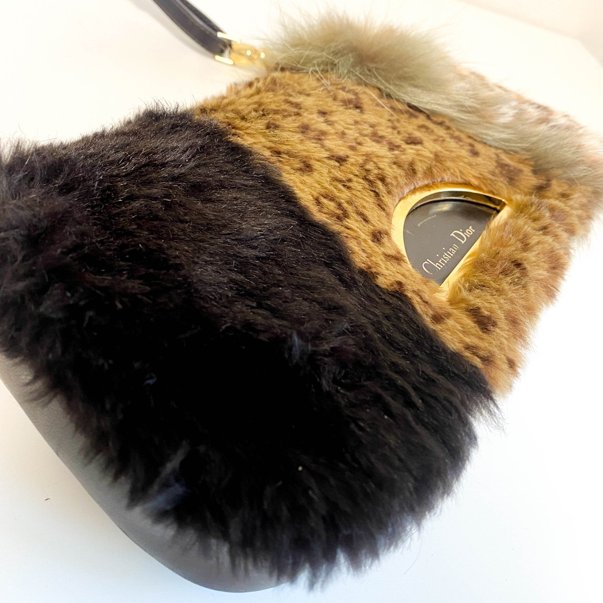 DIOR Malice Pearl Fur Shoulder Bag Rare Collection, in , Sold by HIVE PRELOVED - Shoulder Bags, ,