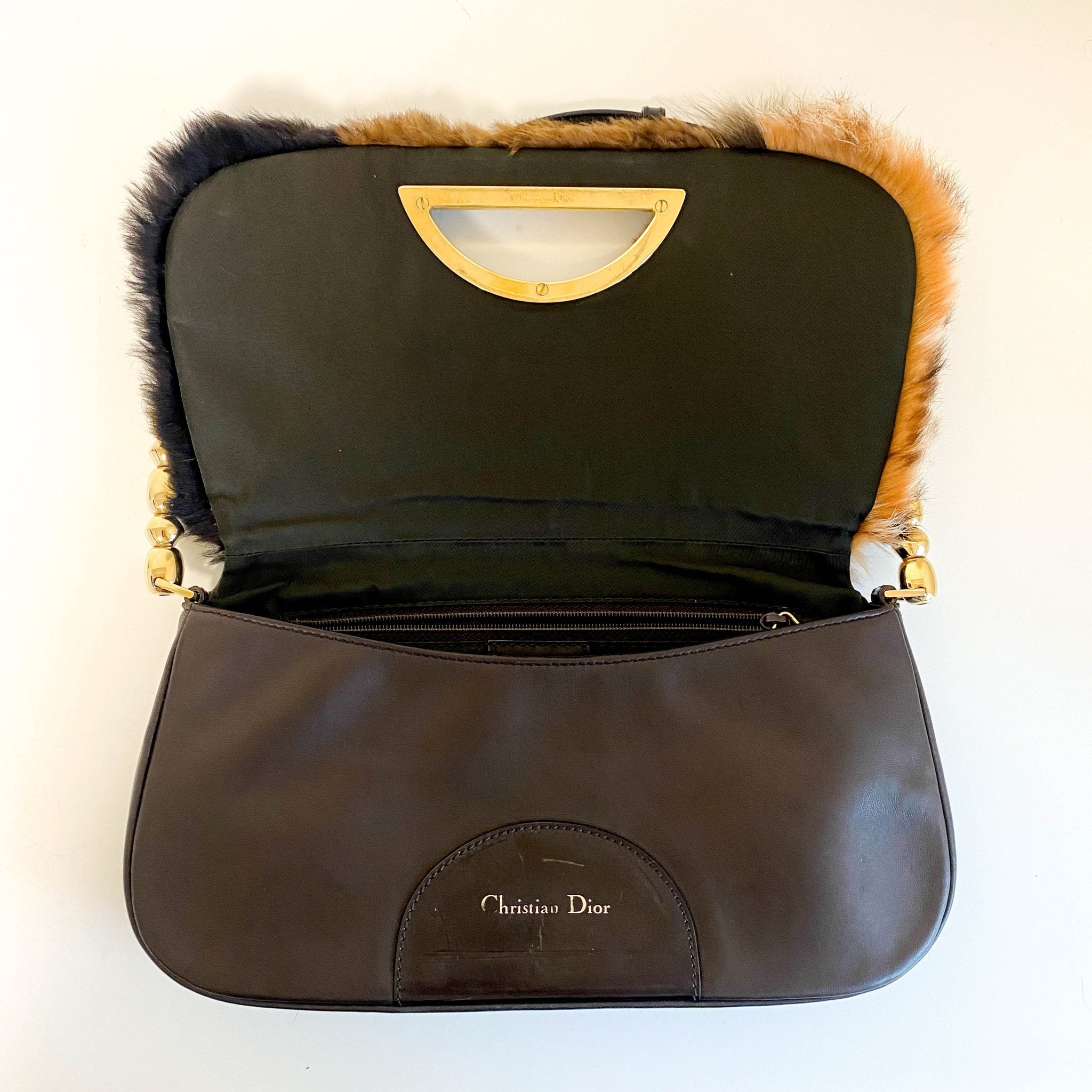 DIOR Malice Pearl Fur Shoulder Bag Rare Collection, in , Sold by HIVE PRELOVED - Shoulder Bags, ,