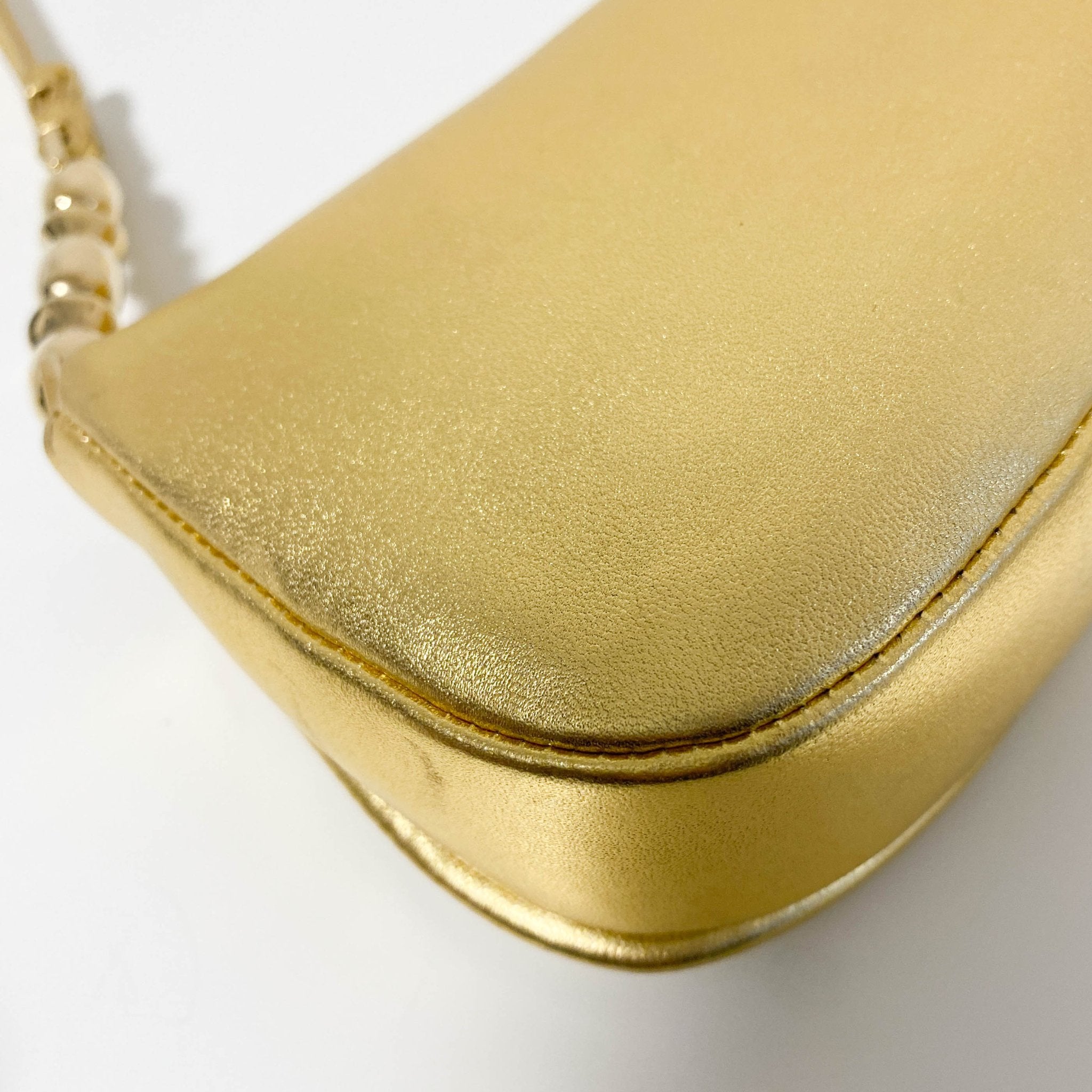 DIOR Malice Pearl Gold Leather Shoulder Bag, in , Sold by HIVE PRELOVED - Handle Bags, ,