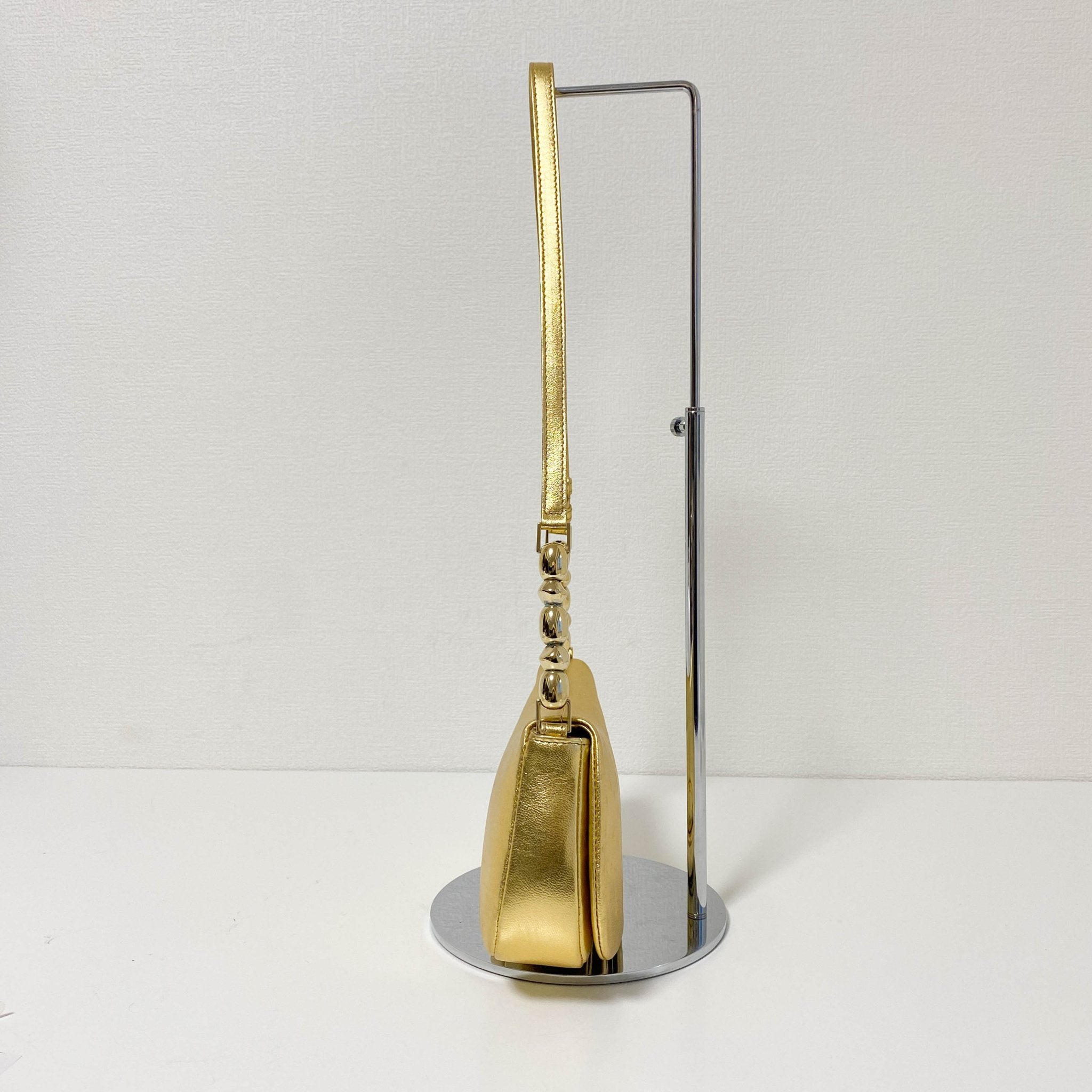 DIOR Malice Pearl Gold Leather Shoulder Bag, in , Sold by HIVE PRELOVED - Handle Bags, ,