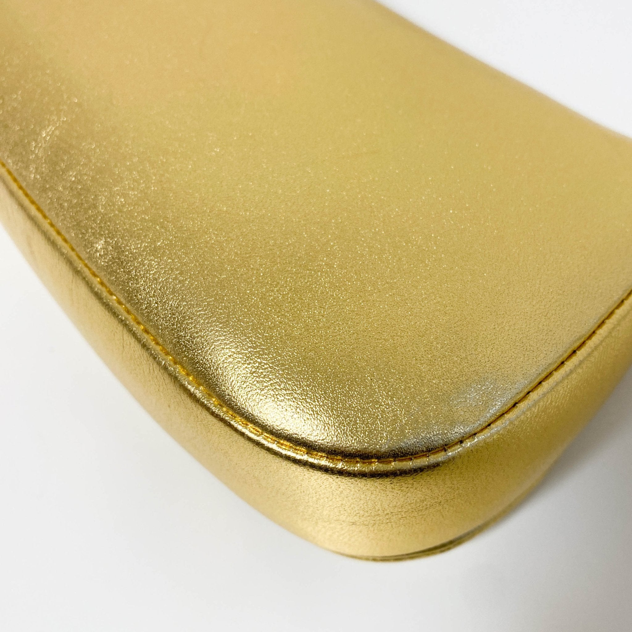 DIOR Malice Pearl Gold Leather Shoulder Bag, in , Sold by HIVE PRELOVED - Handle Bags, ,