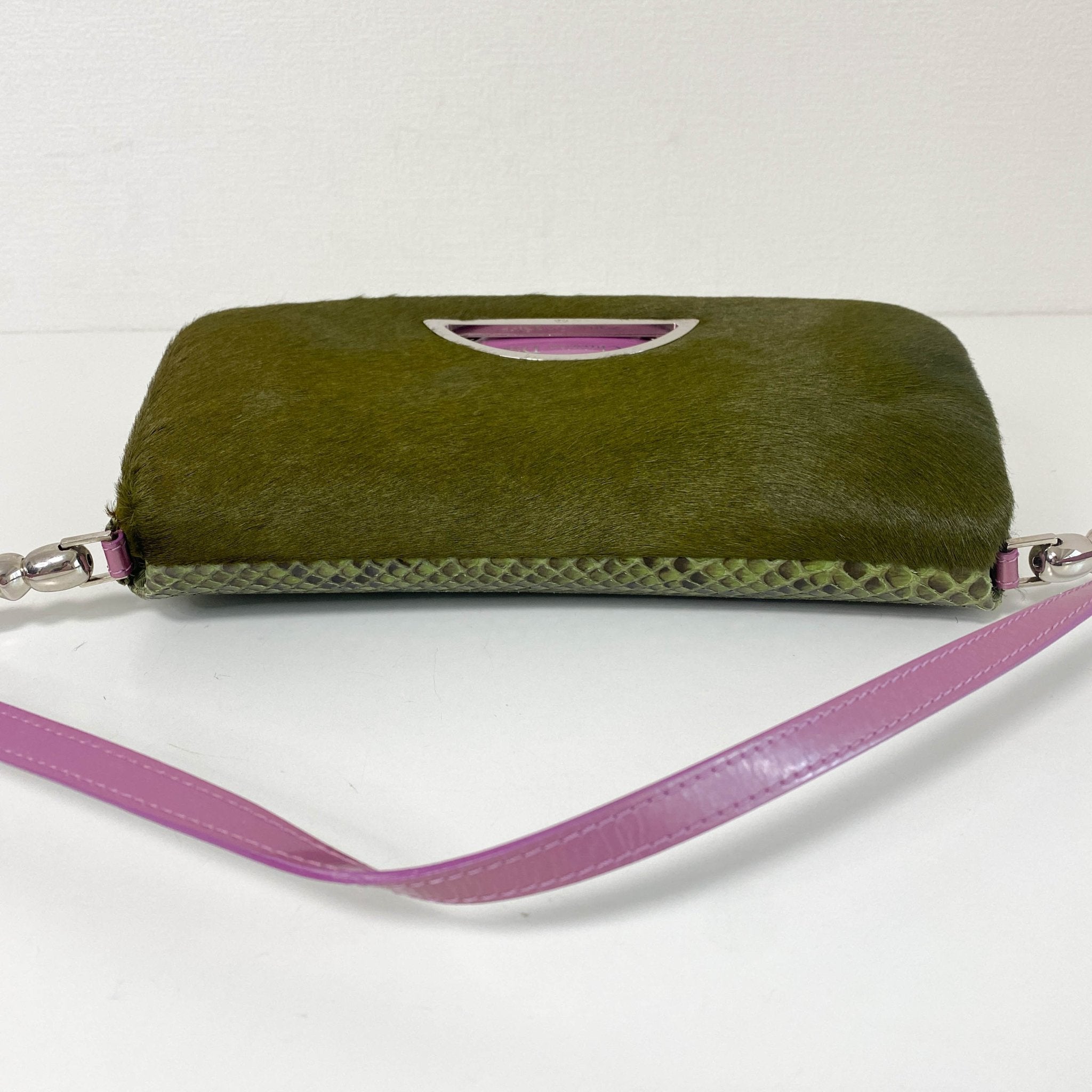 DIOR Malice Pearl Green Pony Hair Shoulder Bag, in , Sold by HIVE PRELOVED - Shoulder Bags, ,