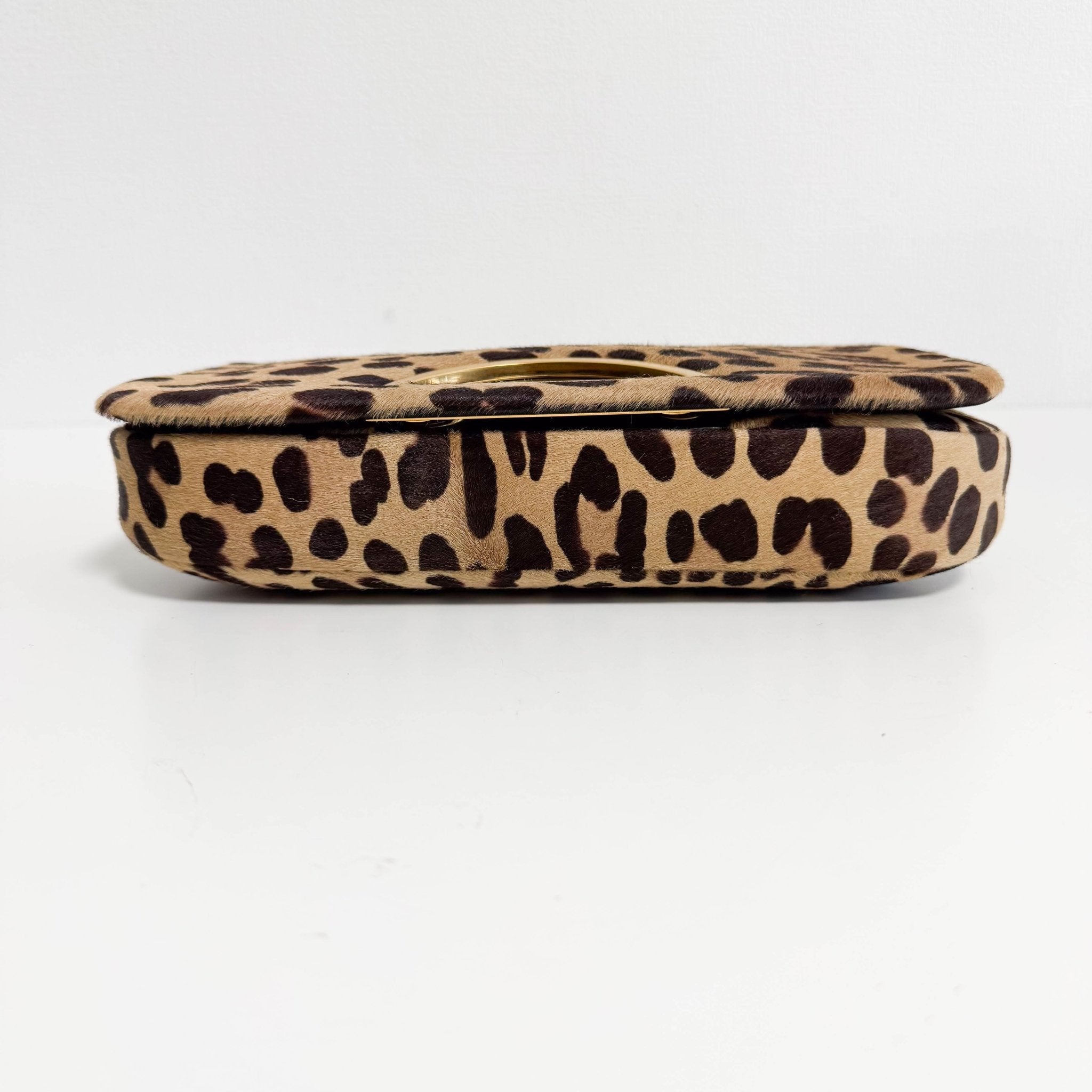 DIOR Malice Pearl Leopard Brown Leather Shoulder Bag, in , Sold by HIVE PRELOVED - Shoulder Bags, ,