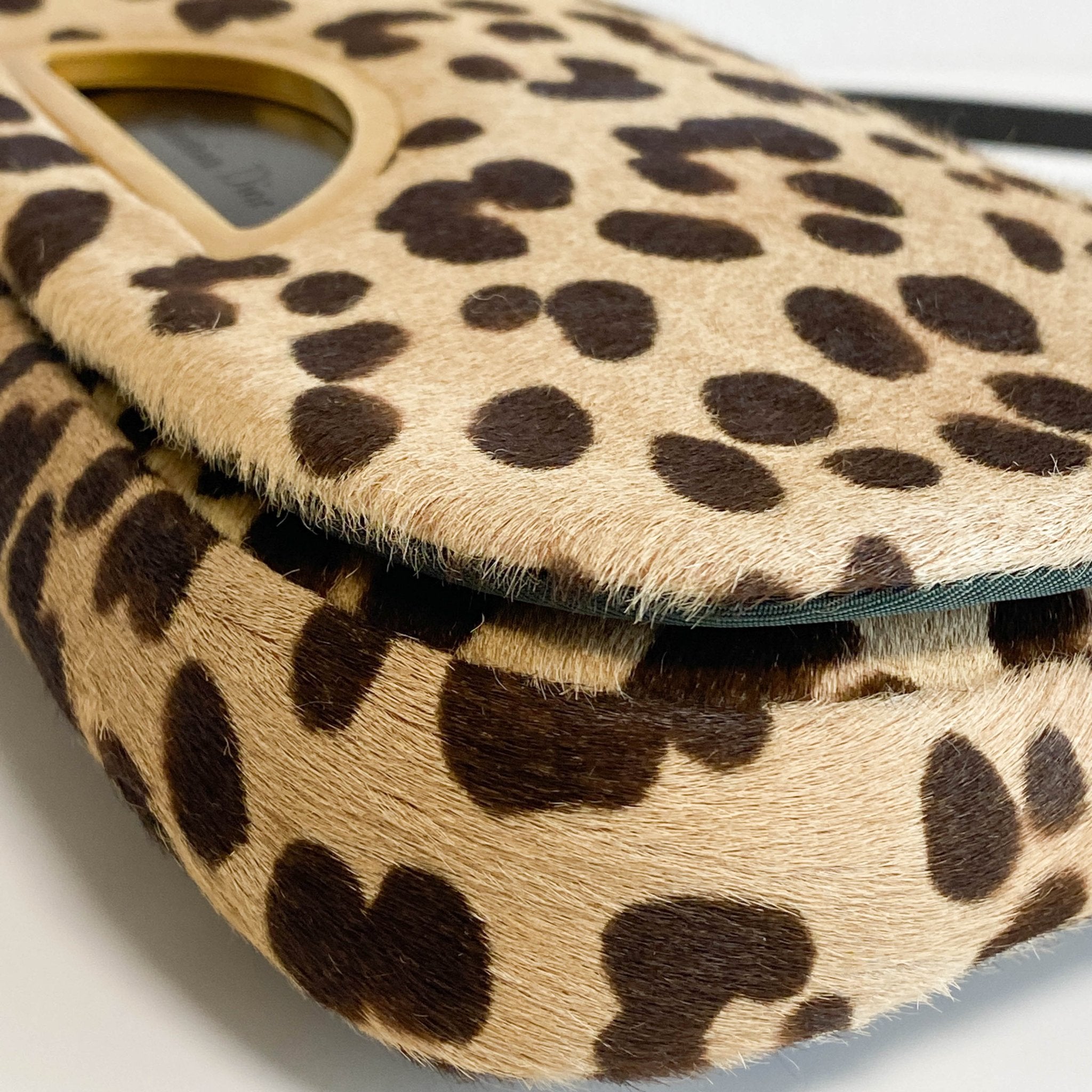 DIOR Malice Pearl Leopard Brown Leather Shoulder Bag, in , Sold by HIVE PRELOVED - Shoulder Bags, ,