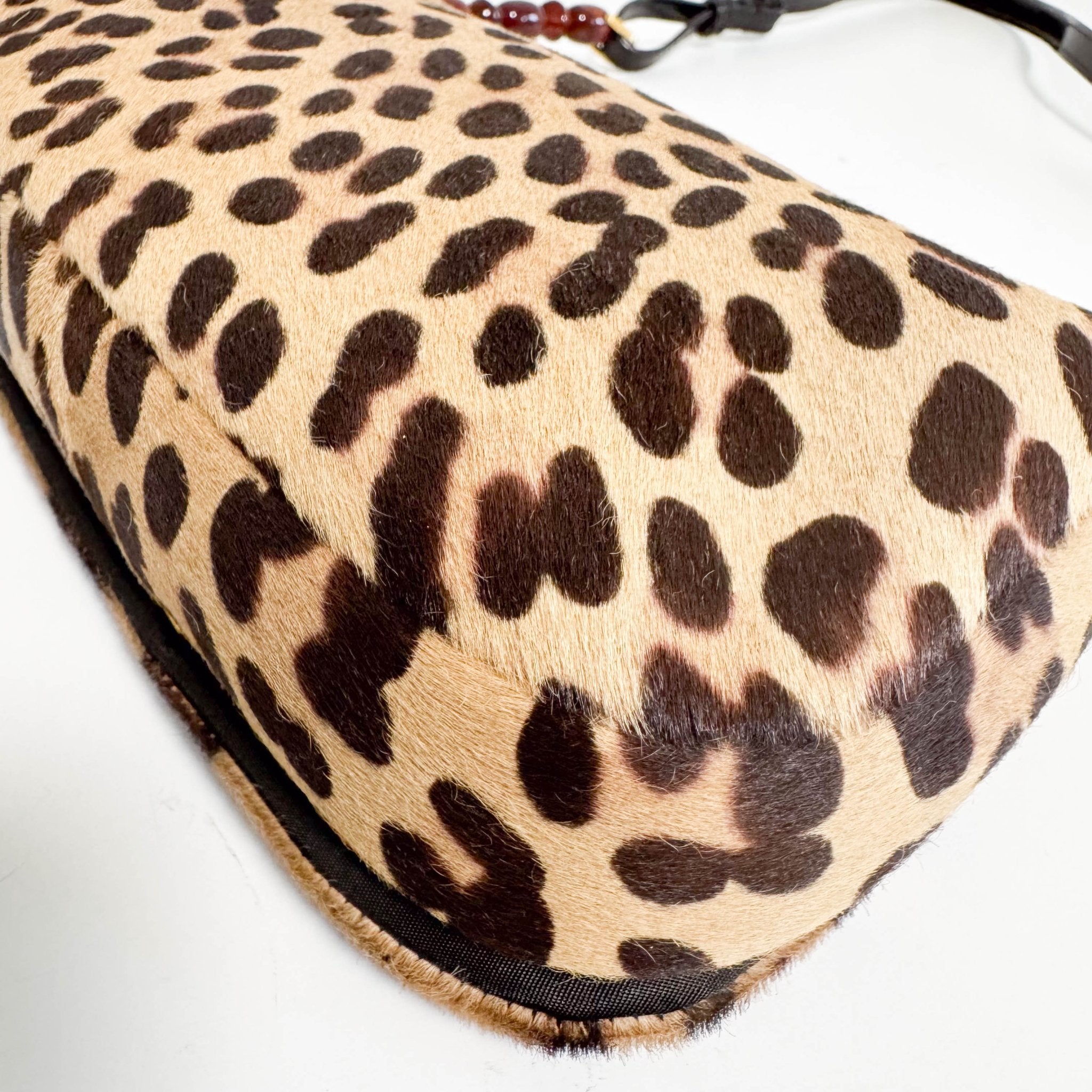 DIOR Malice Pearl Leopard Brown Leather Shoulder Bag, in , Sold by HIVE PRELOVED - Shoulder Bags, ,