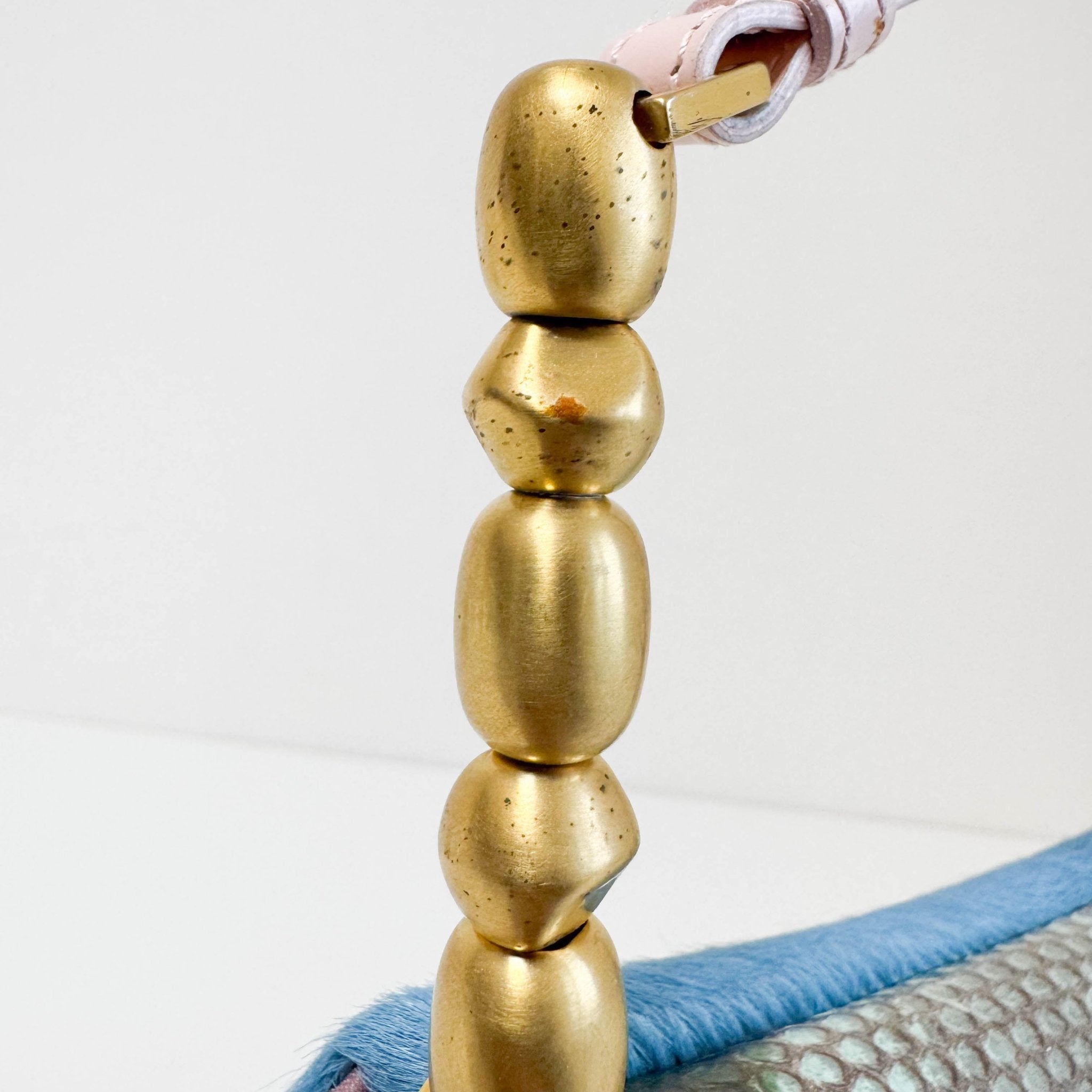 DIOR Malice Pearl Light Blue/Pink Pony Hair/Leather Shoulder Bag, in , Sold by HIVE PRELOVED - Shoulder Bags, ,