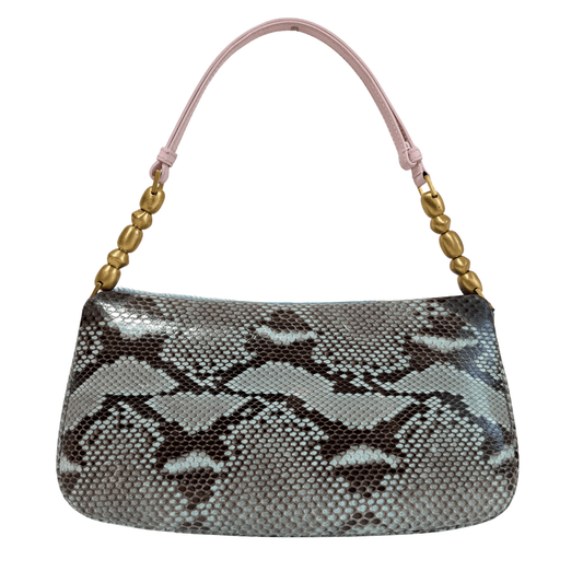 DIOR Malice Pearl Light Blue/Pink Pony Hair/Leather Shoulder Bag, in , Sold by HIVE PRELOVED - Shoulder Bags, ,