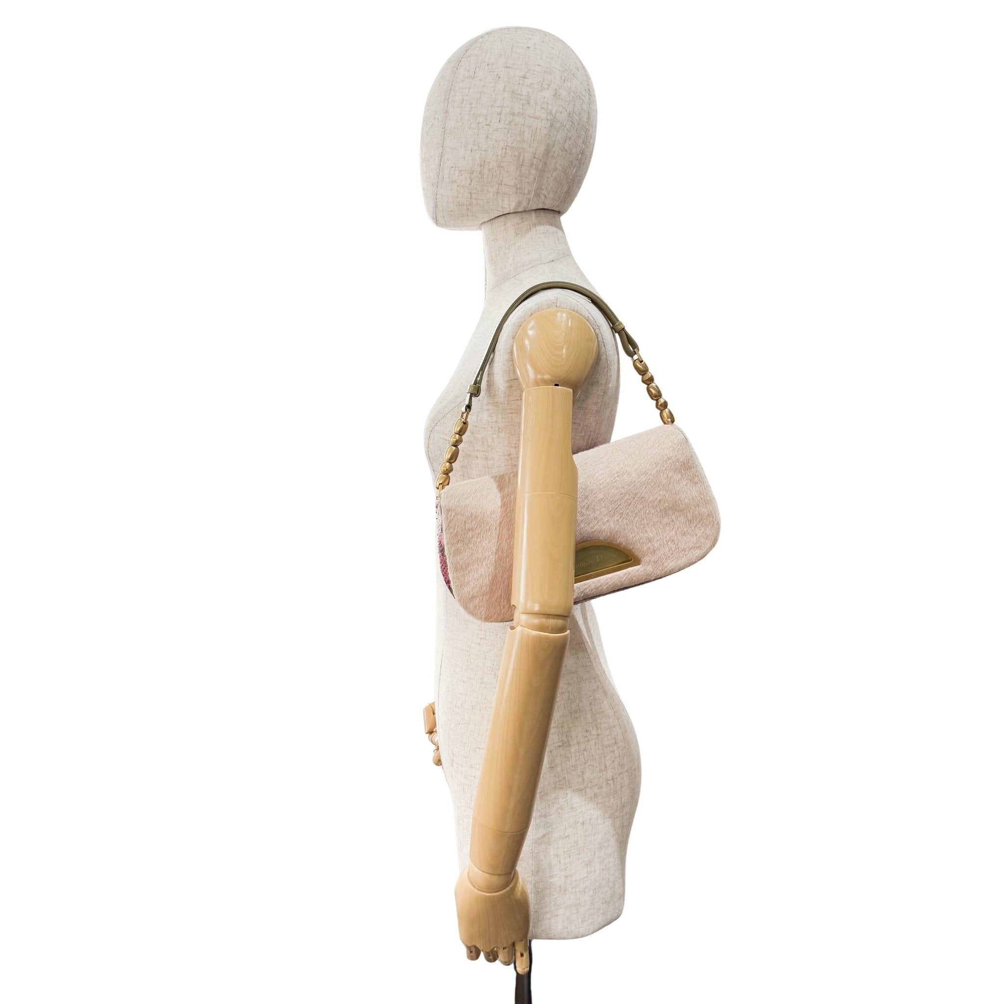 DIOR Malice Pearl Pink Pony Hair Shouder Bag, in , Sold by HIVE PRELOVED - Shoulder Bags, ,