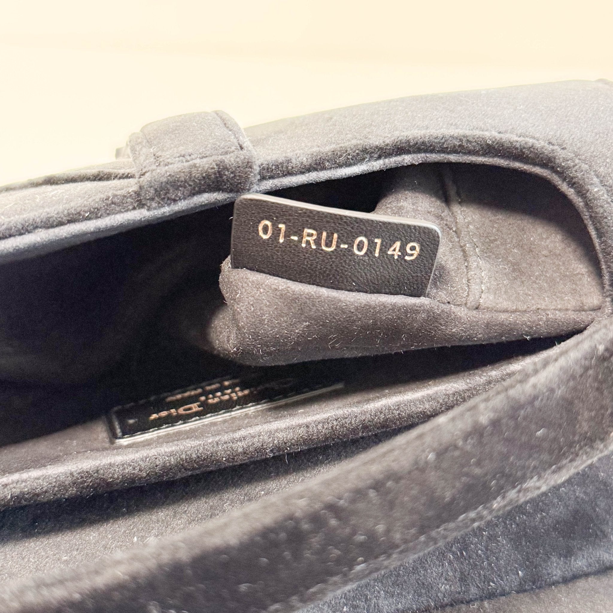 DIOR Mini Saddle Black Velvet Shoulder Bag with Rhinestone Hardware, in , Sold by HIVE PRELOVED - Shoulder Bags, ,