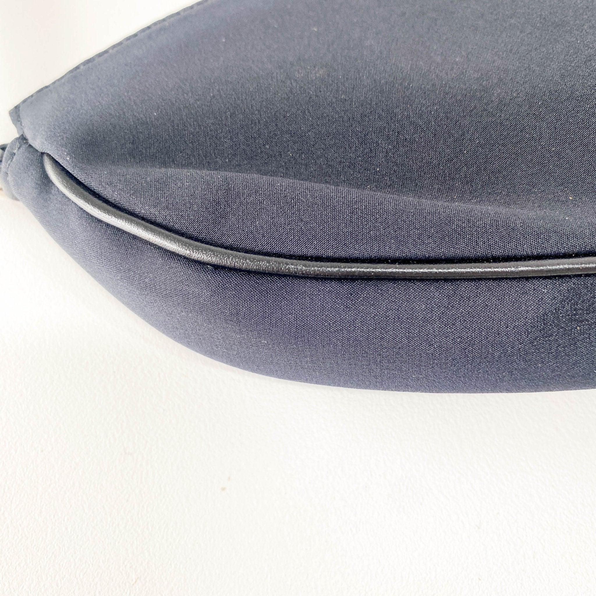 DIOR Mini Saddle Limited Edition Red Rose in Black Satin Shoulder Bag, in , Sold by HIVE PRELOVED - Handle Bags, Pouches, Shoulder Bags