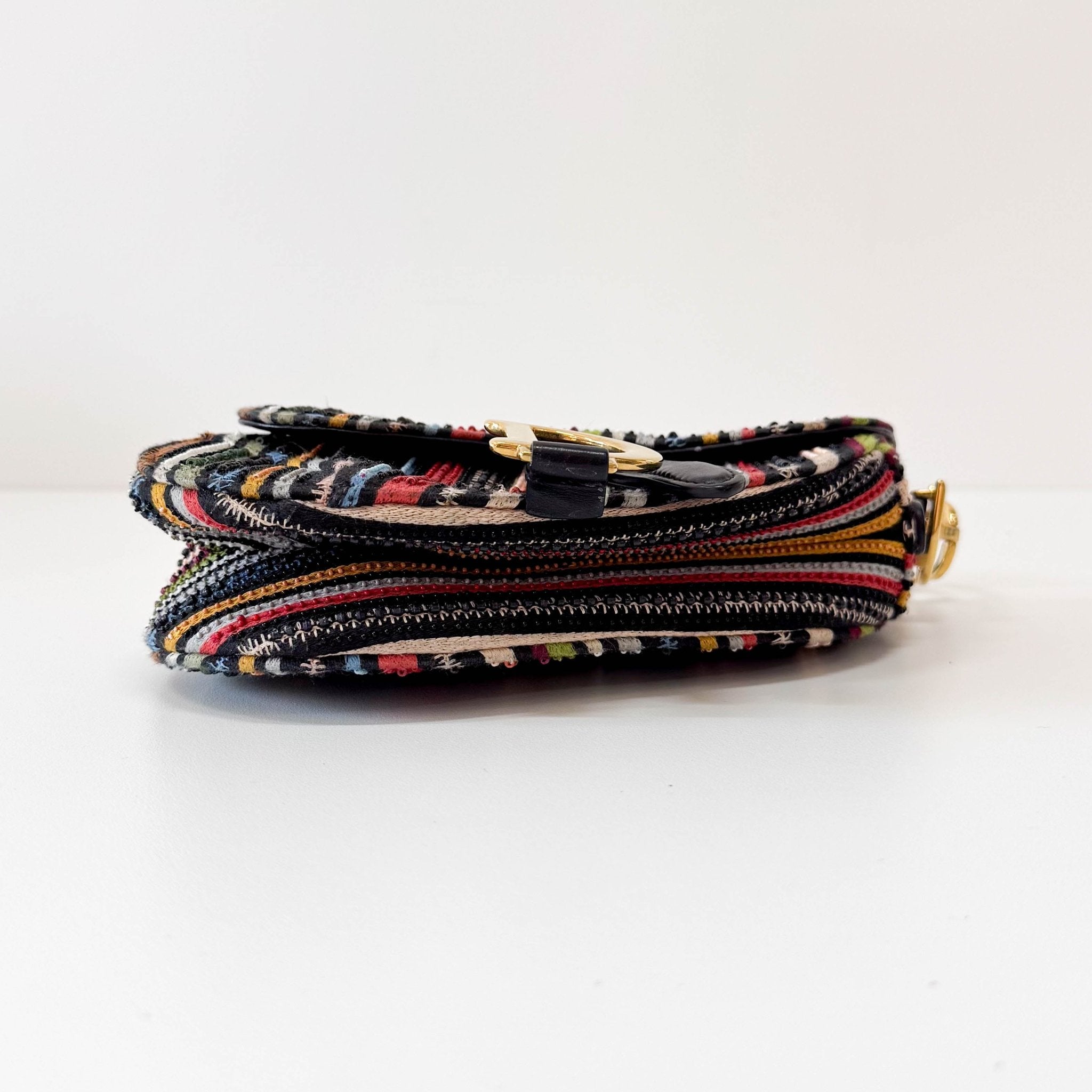 DIOR Multi - colour Beaded Mini Saddle, in , Sold by HIVE PRELOVED - Handle Bags, Shoulder Bags,