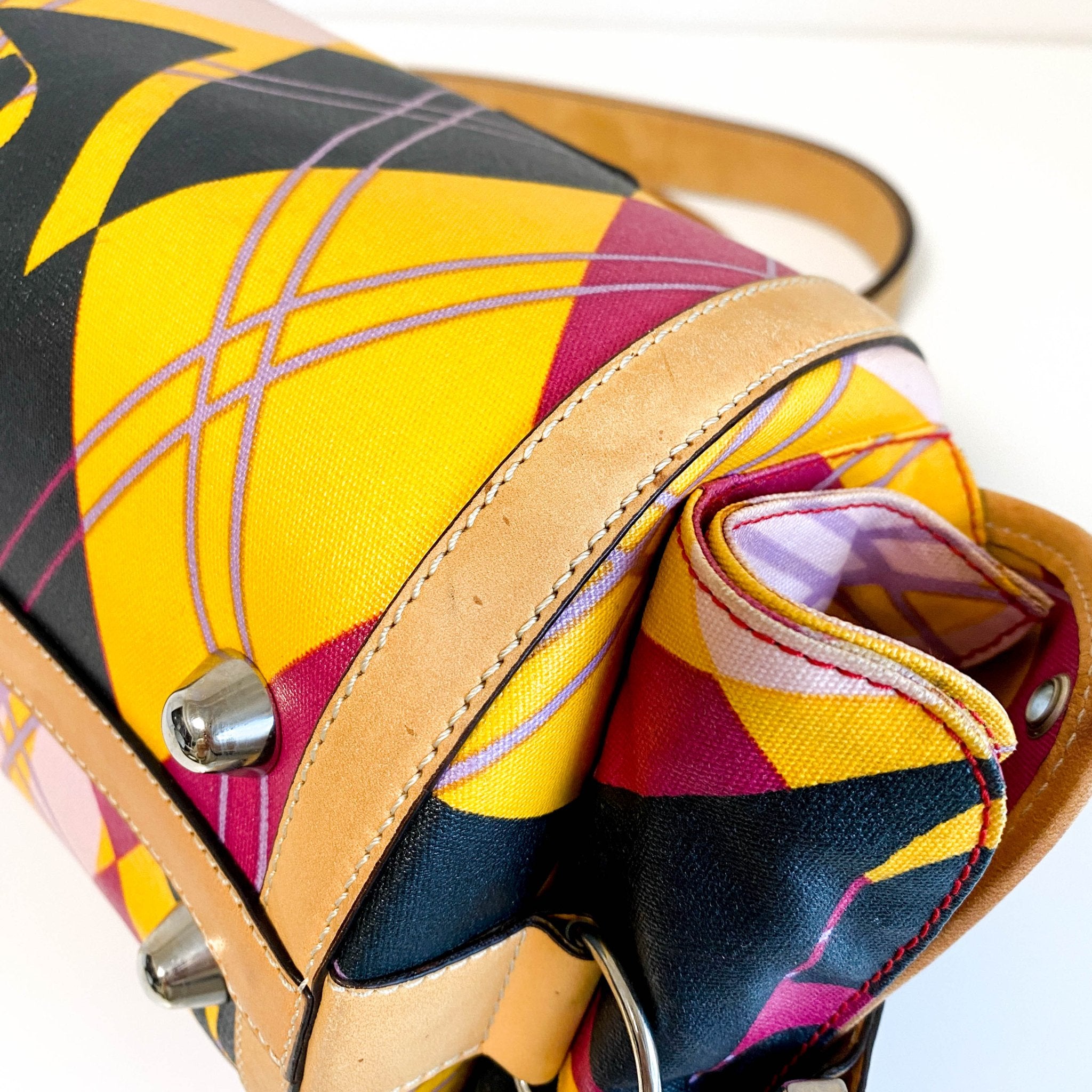 DIOR Multicolor Printed Coated Canvas and Leather Argyle Bag, in , Sold by HIVE PRELOVED - Handle Bags, ,