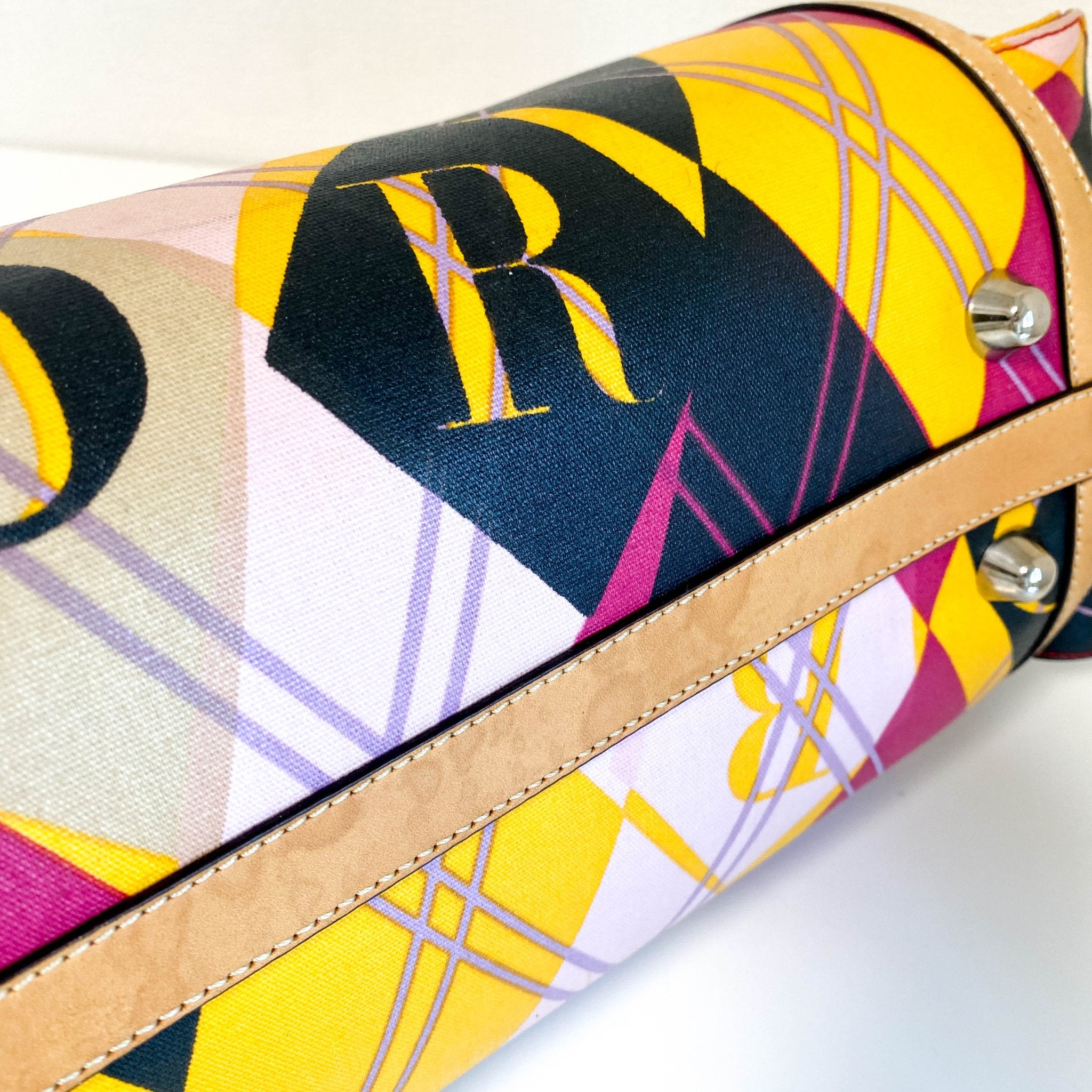 DIOR Multicolor Printed Coated Canvas and Leather Argyle Bag, in , Sold by HIVE PRELOVED - Handle Bags, ,