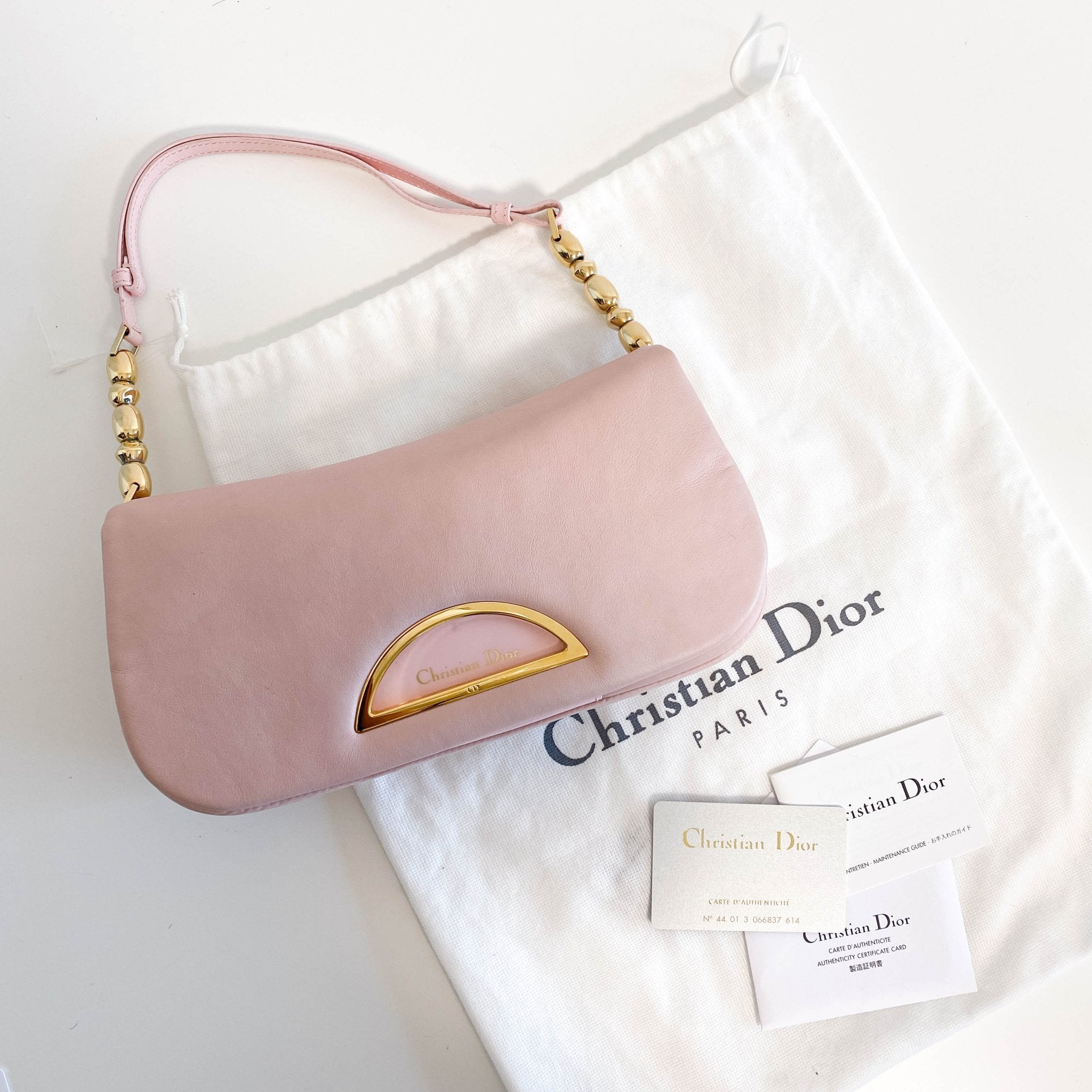 DIOR Pink Leather Malice Shoulder Bag, in , Sold by HIVE PRELOVED - Shoulder Bags, ,