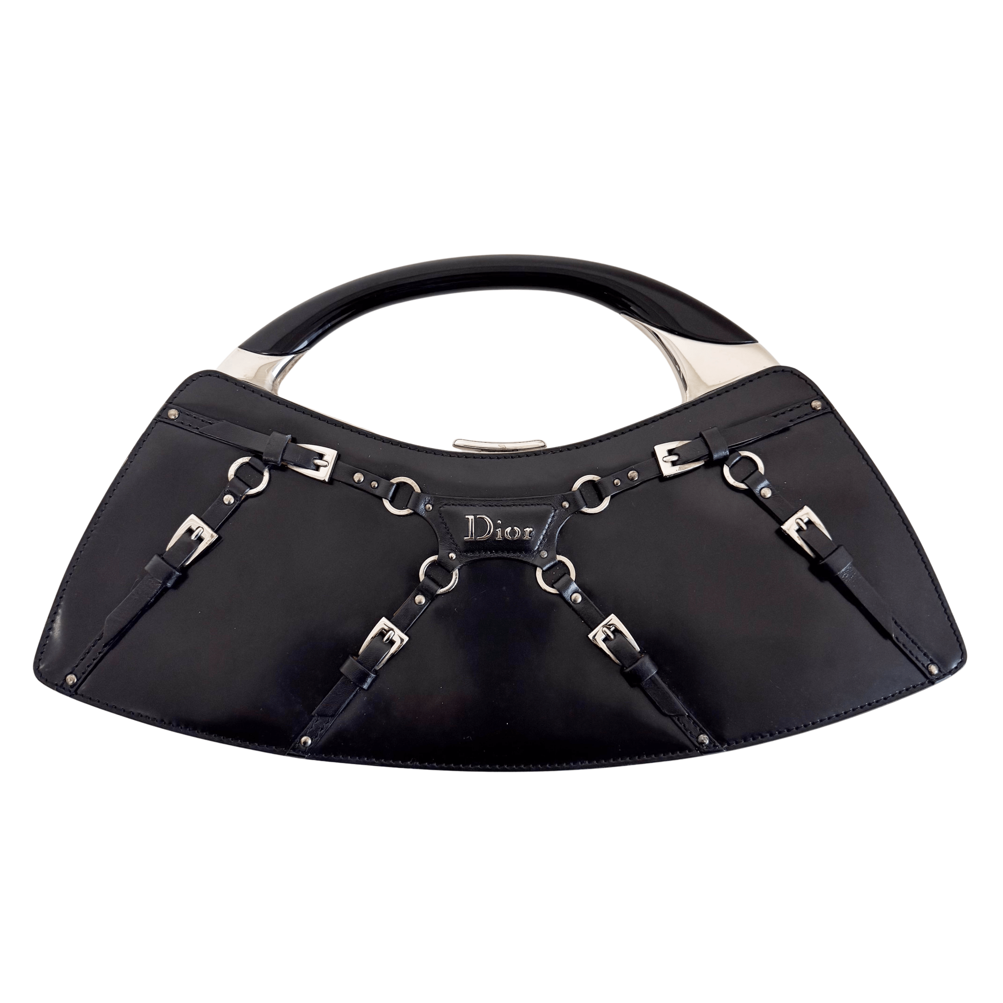 DIOR Punk Series Black Clutch Handbag, in , Sold by HIVE PRELOVED - Handle Bags, ,