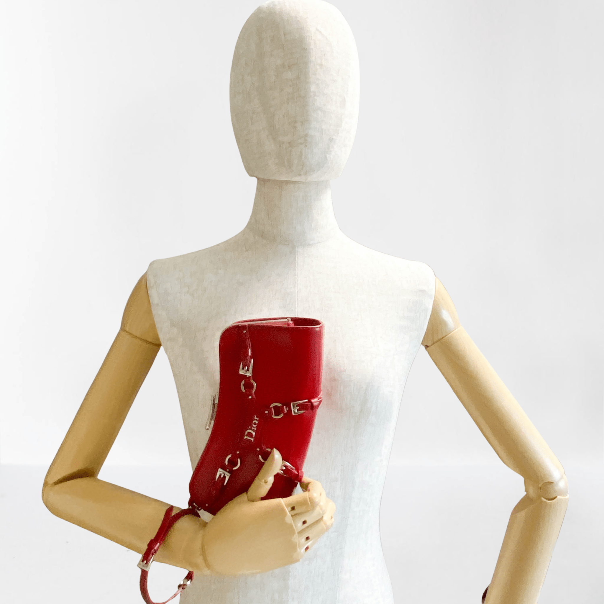 DIOR Punk Series Red Clutch Handbag, in , Sold by HIVE PRELOVED - Clutch bags, Handle Bags,