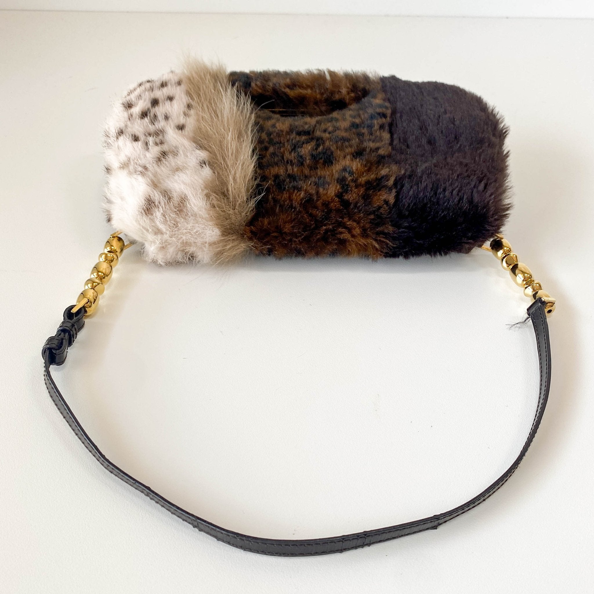 DIOR Rare Malice Pearl 3 Fur Leopard Print Shoulder Bag, in , Sold by HIVE PRELOVED - Shoulder Bags, ,