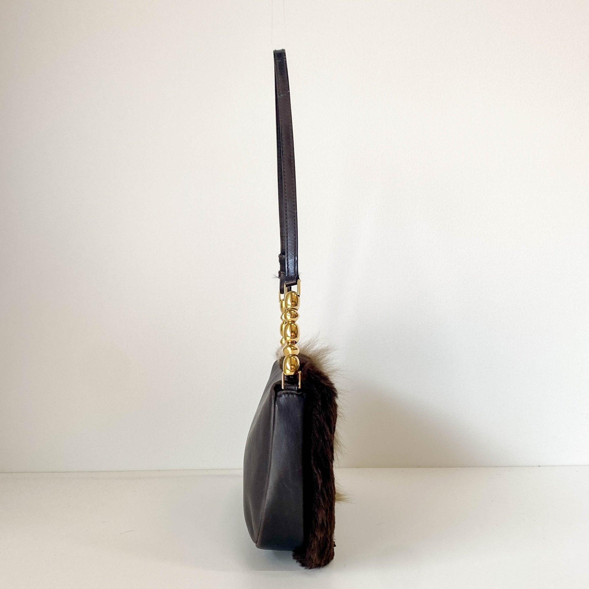 DIOR Rare Malice Pearl 3 Fur Leopard Print Shoulder Bag, in , Sold by HIVE PRELOVED - Shoulder Bags, ,