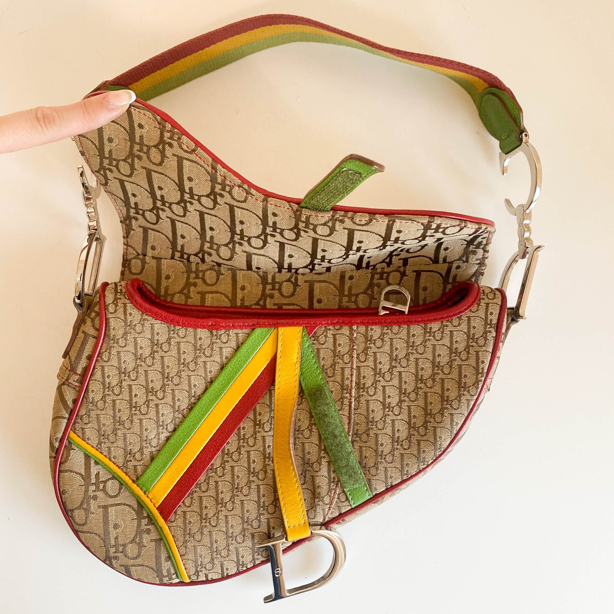 DIOR Rasta Trotter Saddle Bag, in , Sold by HIVE PRELOVED - Handle Bags, ,