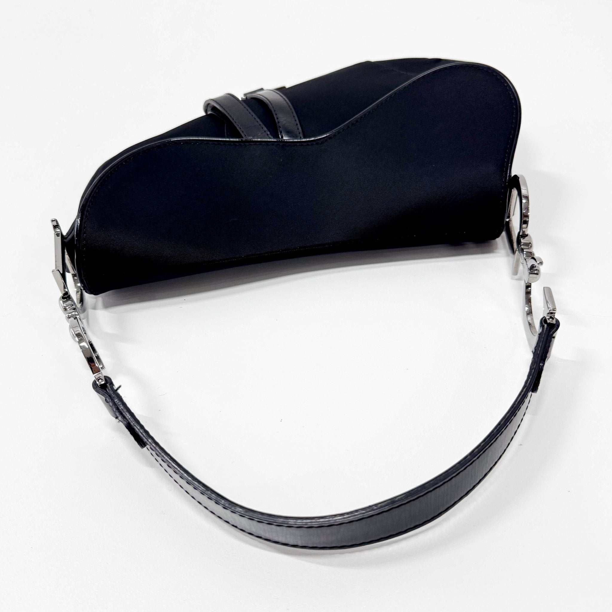 DIOR Saddle Black Nylon with Silver Hardware Shoulder Bag, in , Sold by HIVE PRELOVED - Shoulder Bags, ,
