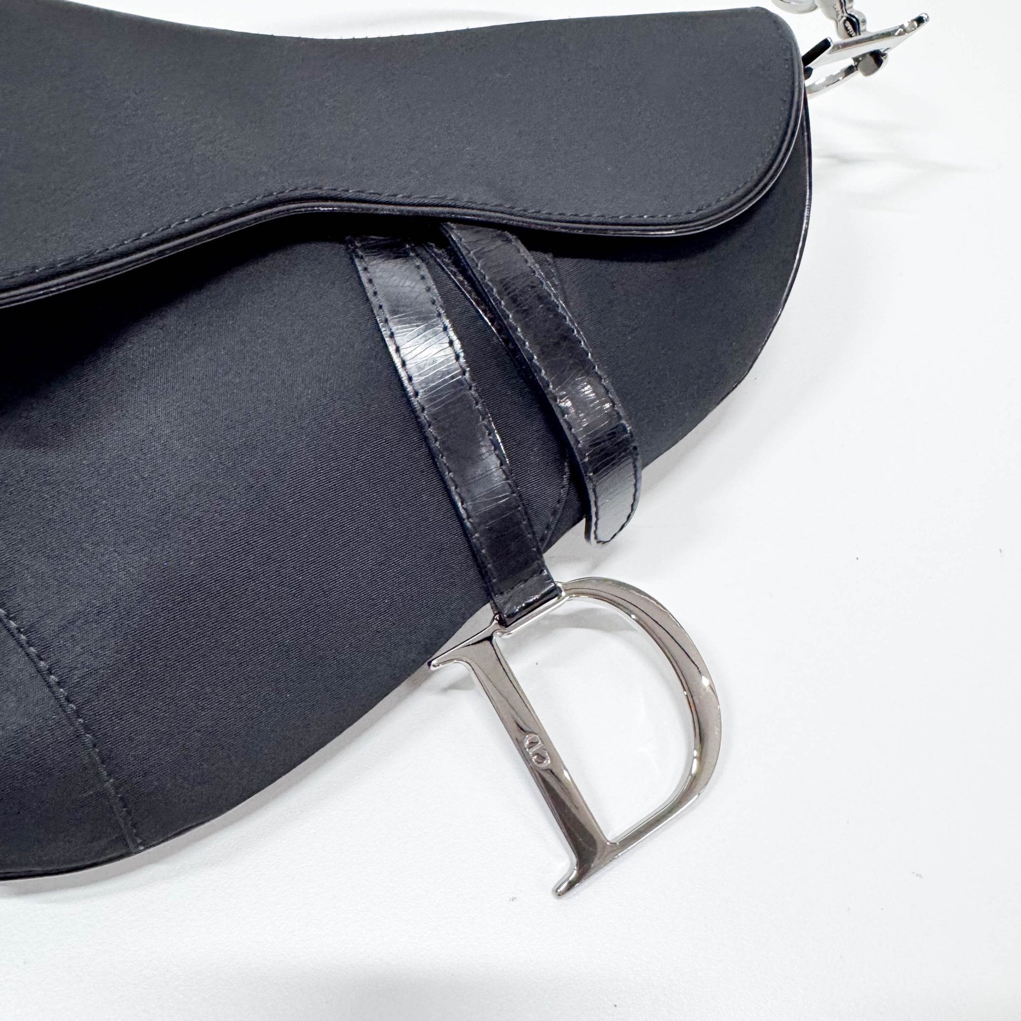 DIOR Saddle Black Nylon with Silver Hardware Shoulder Bag, in , Sold by HIVE PRELOVED - Shoulder Bags, ,