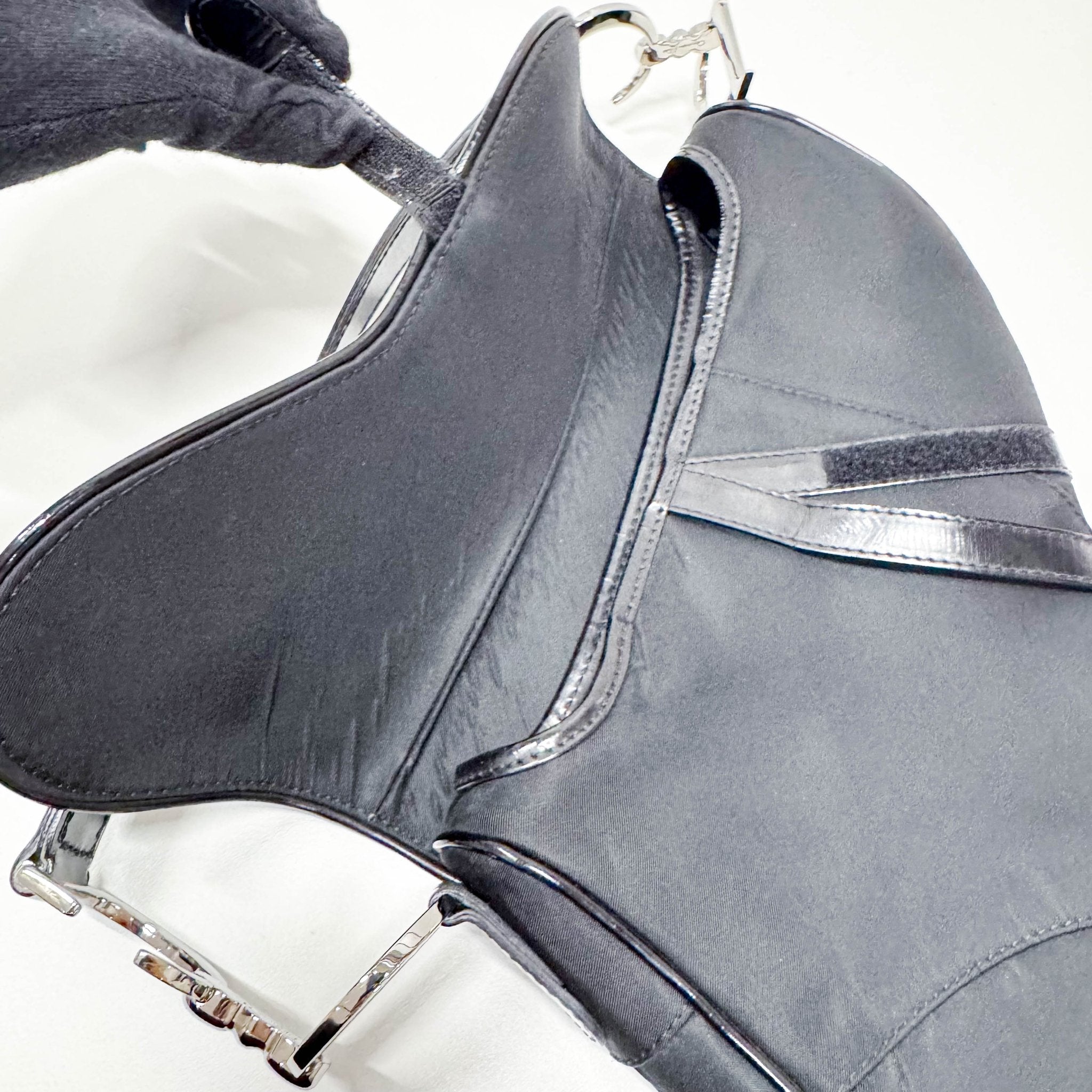 DIOR Saddle Black Nylon with Silver Hardware Shoulder Bag, in , Sold by HIVE PRELOVED - Shoulder Bags, ,