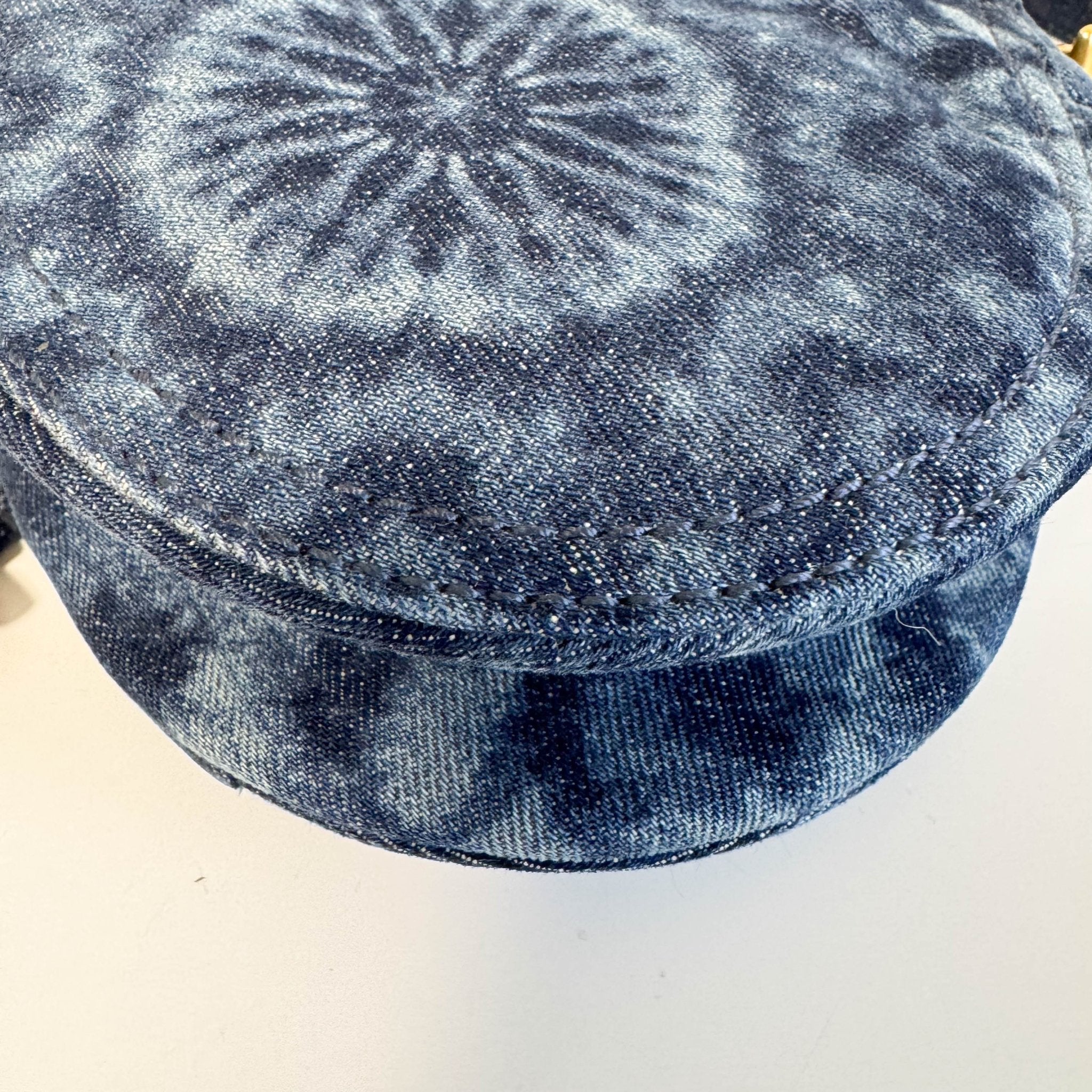 DIOR Saddle Borsa Da Sella in Senim Stampato Dior Blue Tie - Dye, in , Sold by HIVE PRELOVED - Shoulder Bags, ,