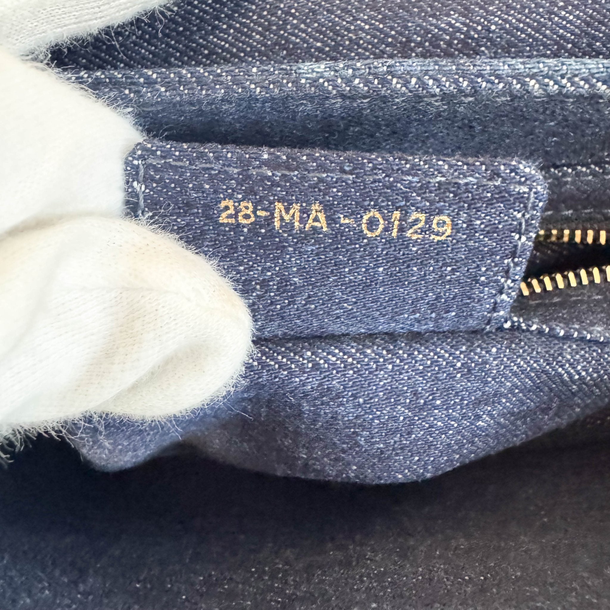 DIOR Saddle Borsa Da Sella in Senim Stampato Dior Blue Tie - Dye, in , Sold by HIVE PRELOVED - Shoulder Bags, ,