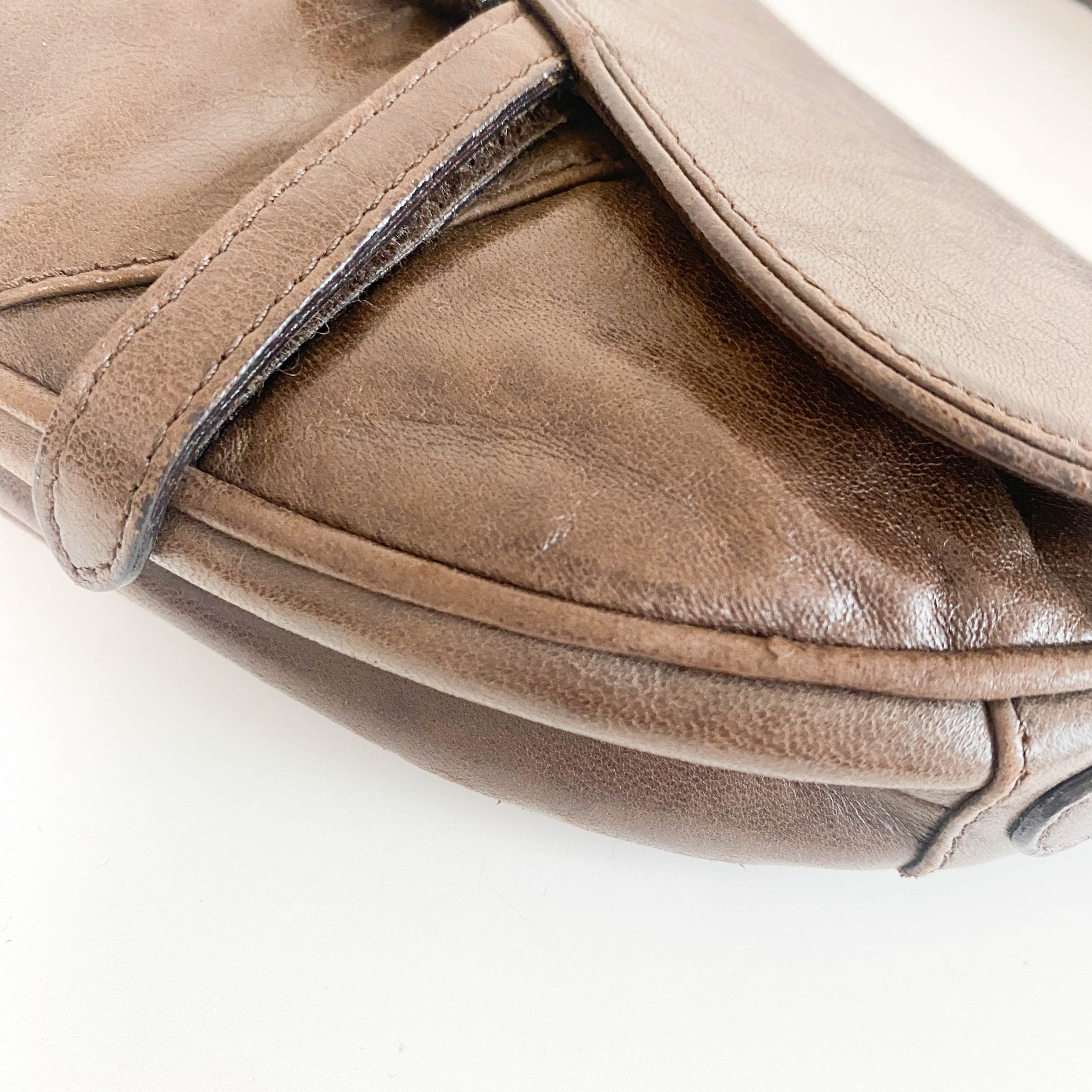 DIOR Saddle Brown Leather Shoulder Bag, in , Sold by HIVE PRELOVED - Shoulder Bags, ,