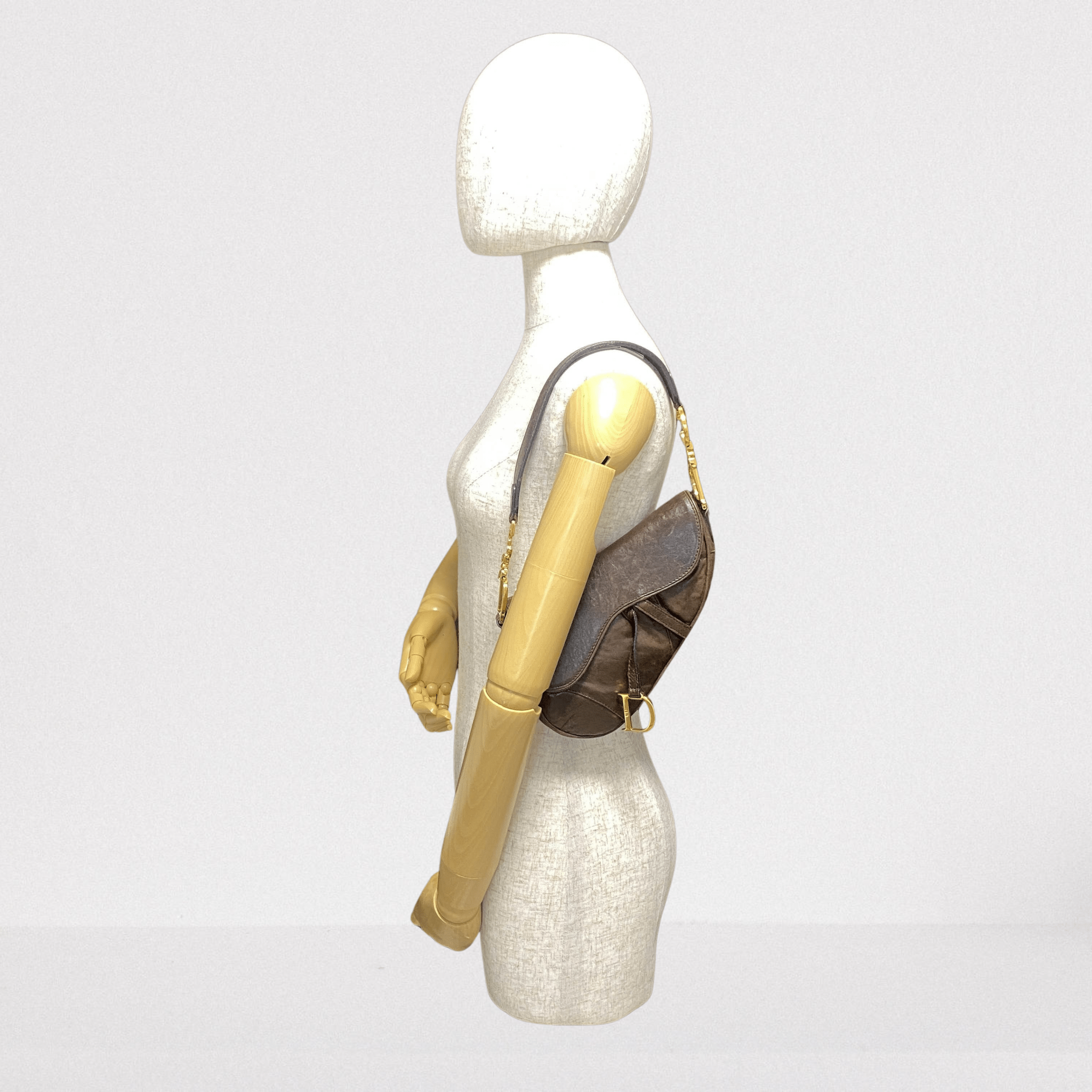 DIOR Saddle Brown Leather Shoulder Bag, in , Sold by HIVE PRELOVED - Shoulder Bags, ,