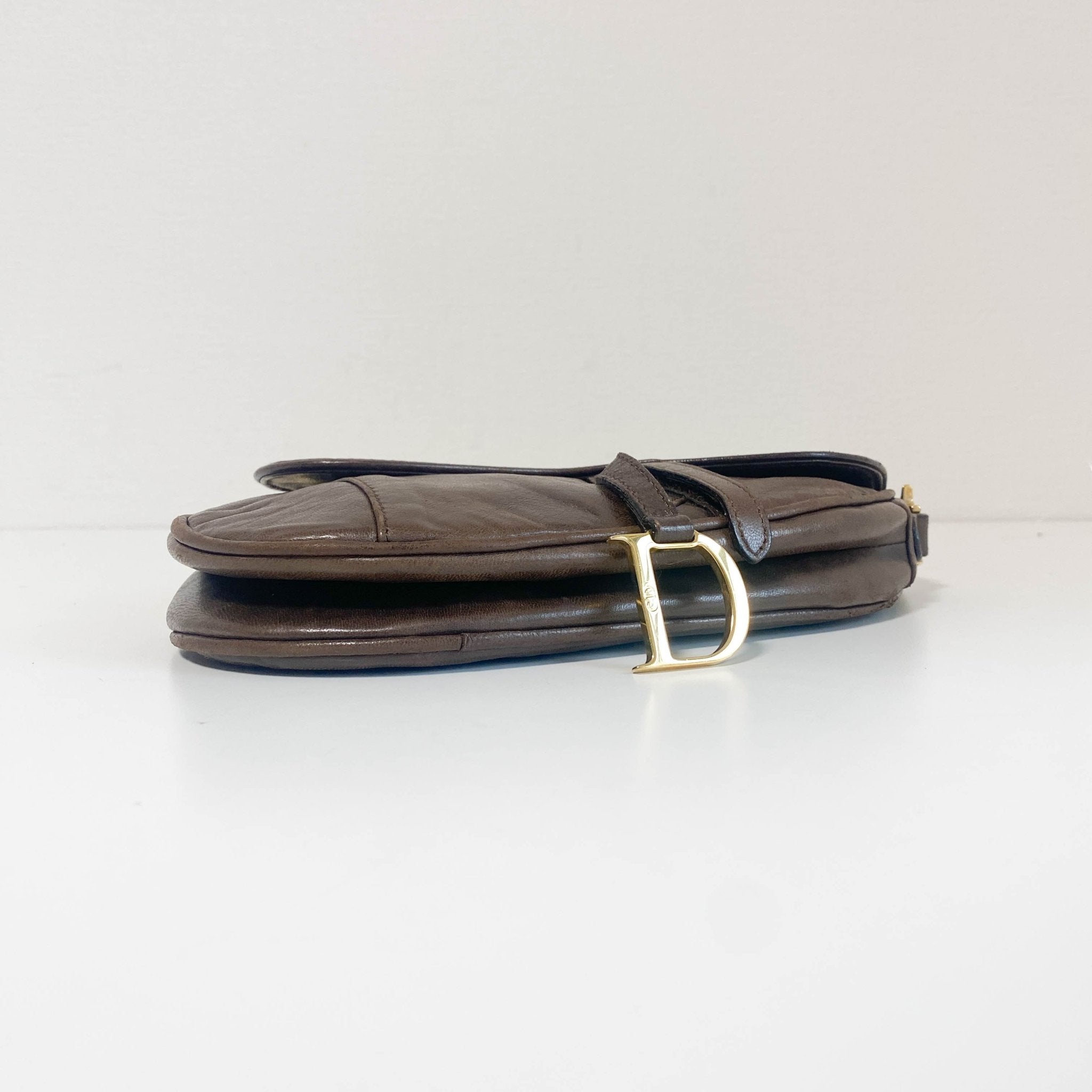 DIOR Saddle Brown Leather Shoulder Bag, in , Sold by HIVE PRELOVED - Shoulder Bags, ,