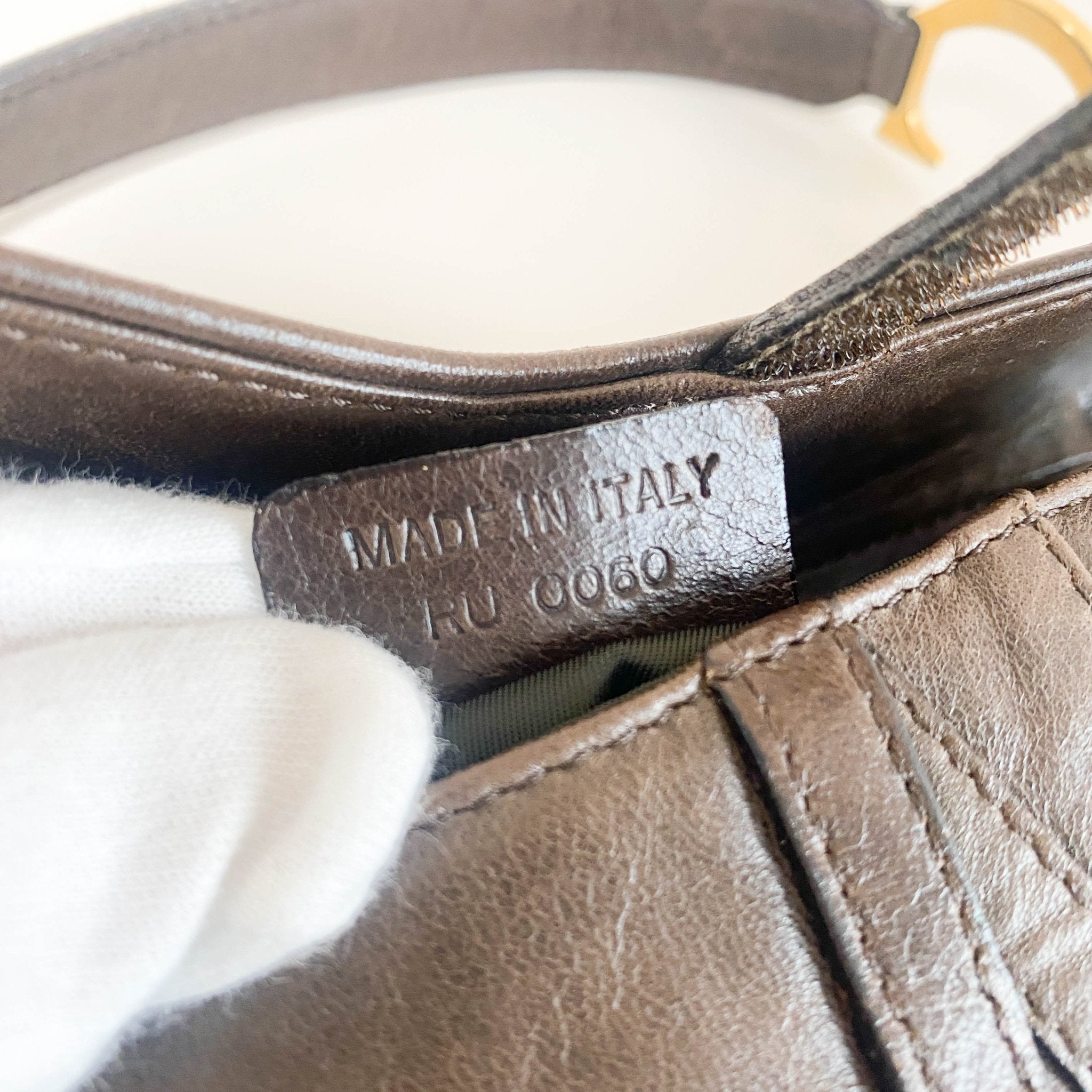 DIOR Saddle Brown Leather Shoulder Bag, in , Sold by HIVE PRELOVED - Shoulder Bags, ,