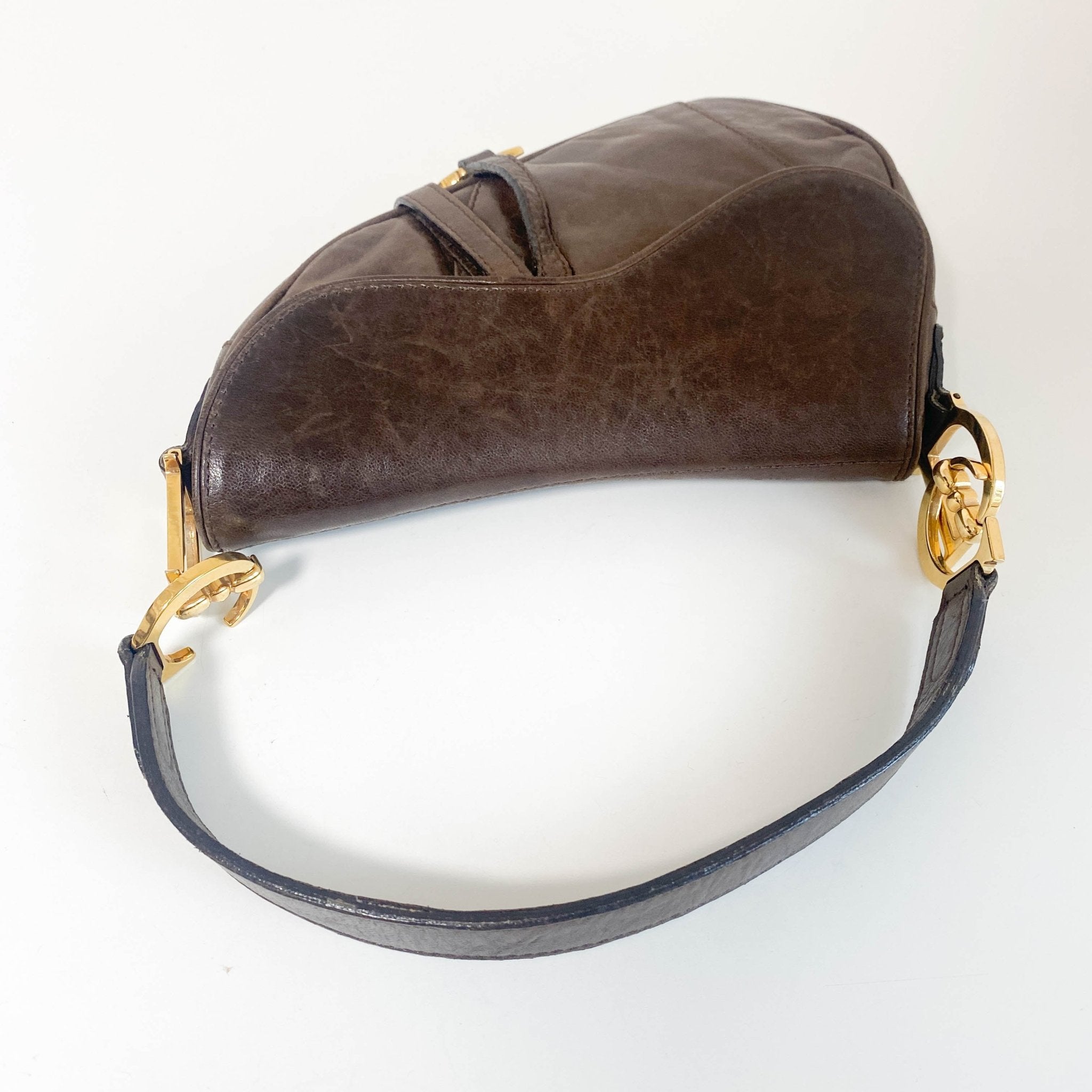 DIOR Saddle Brown Leather Shoulder Bag, in , Sold by HIVE PRELOVED - Shoulder Bags, ,